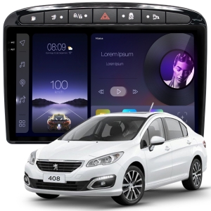 MULTIMÍDIA ADAK <BR> 2RAM 64GB QLED 9'' <BR> 308 408 RCZ