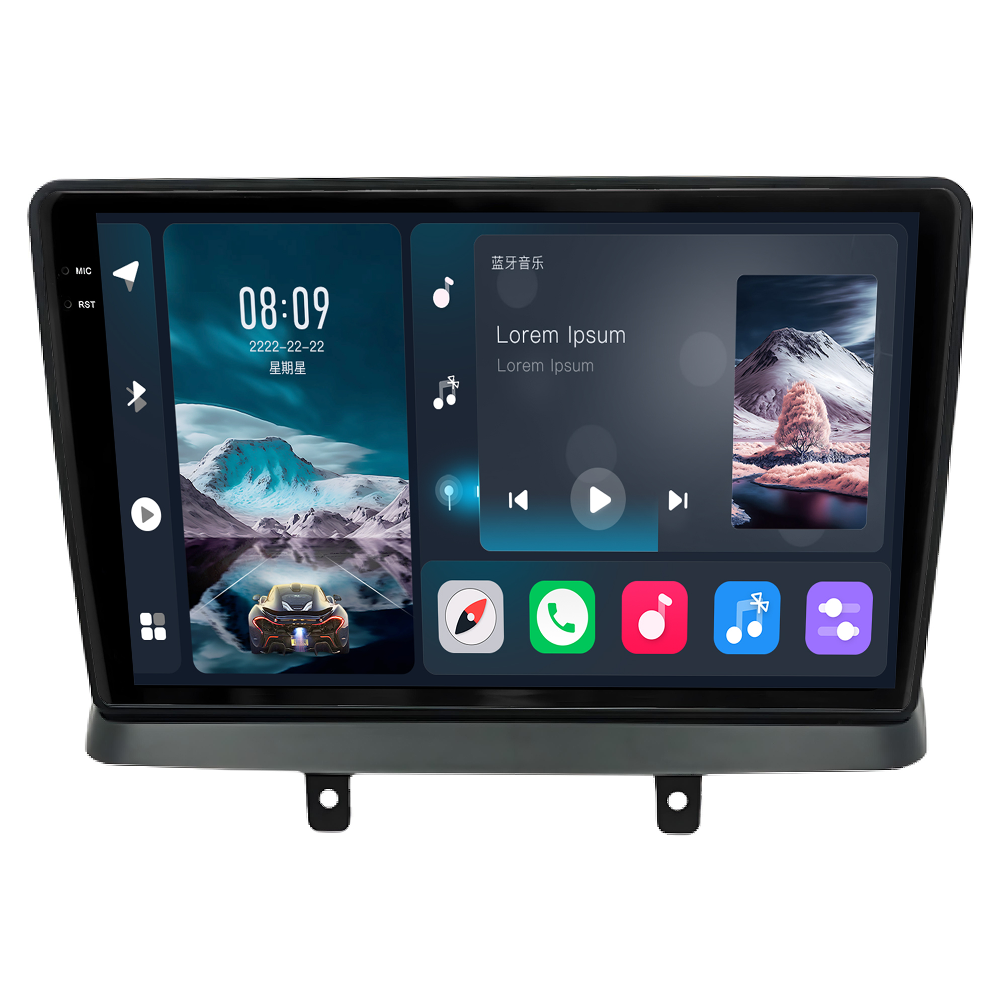 MULTIMÍDIA ADAK <BR>2RAM 64GB QLED 9" <BR> DOBLÔ 2002 A 2021 - Imagem 11