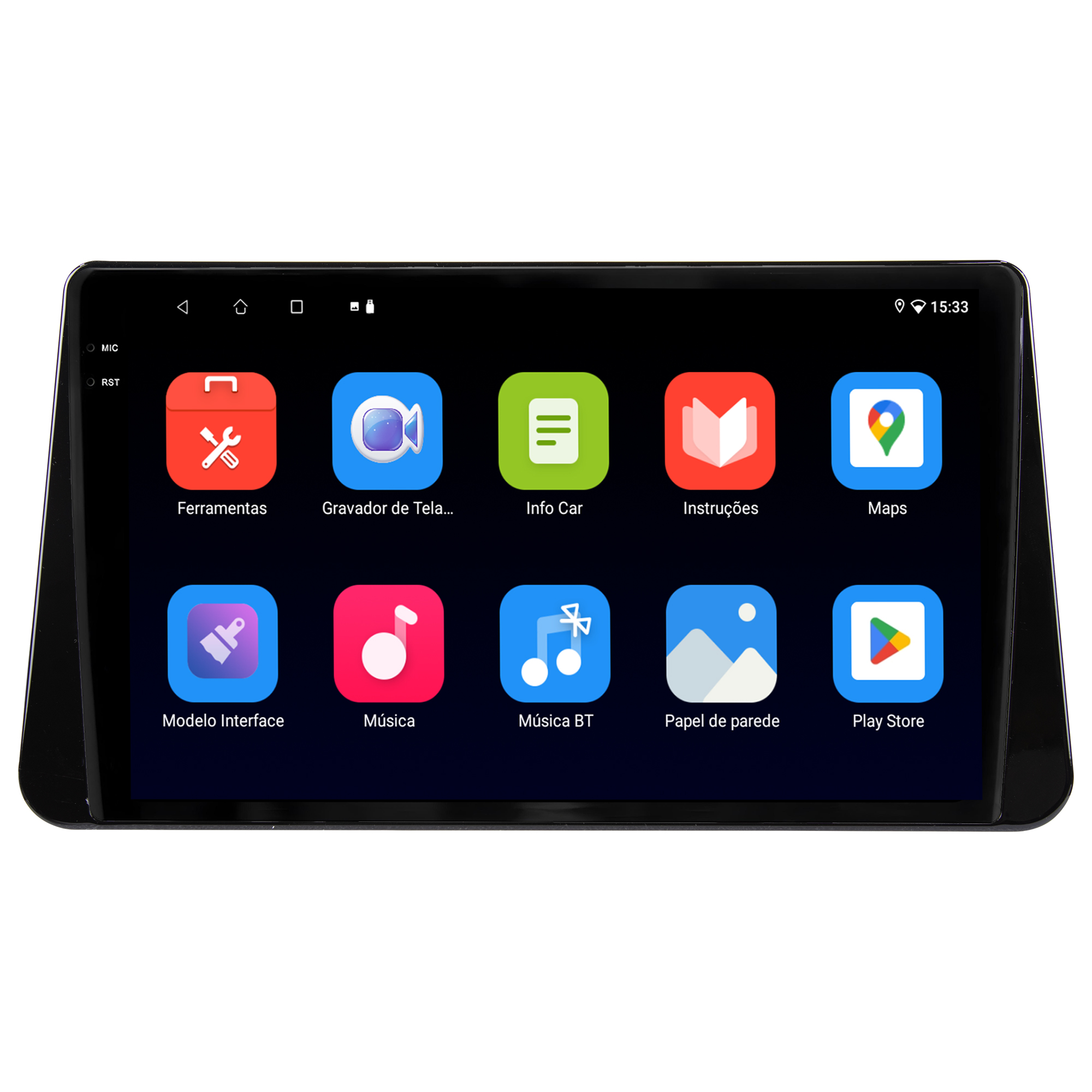 MULTIMÍDIA ADAK <BR> 2RAM 64GB QLED 9" <BR> VERSA 2021 ACIMA - Imagem 5