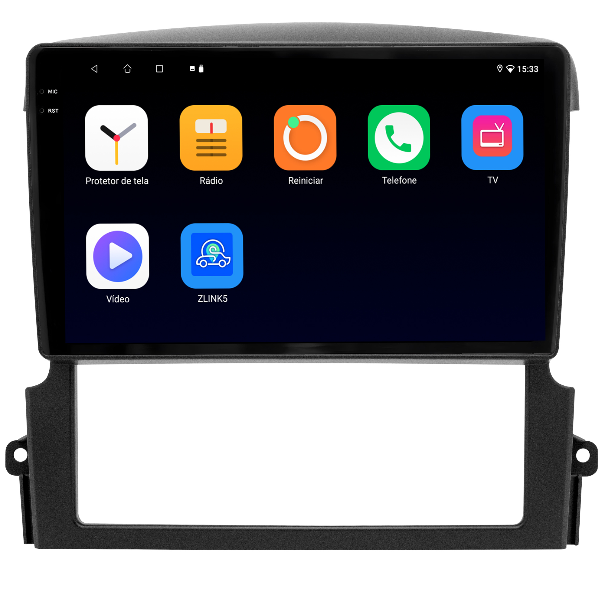MULTIMÍDIA <BR> SOAUDIO S LINE <BR> 2RAM 64GB QLED 9'' <BR> SORENTO 2004 A 2009 - Imagem 6