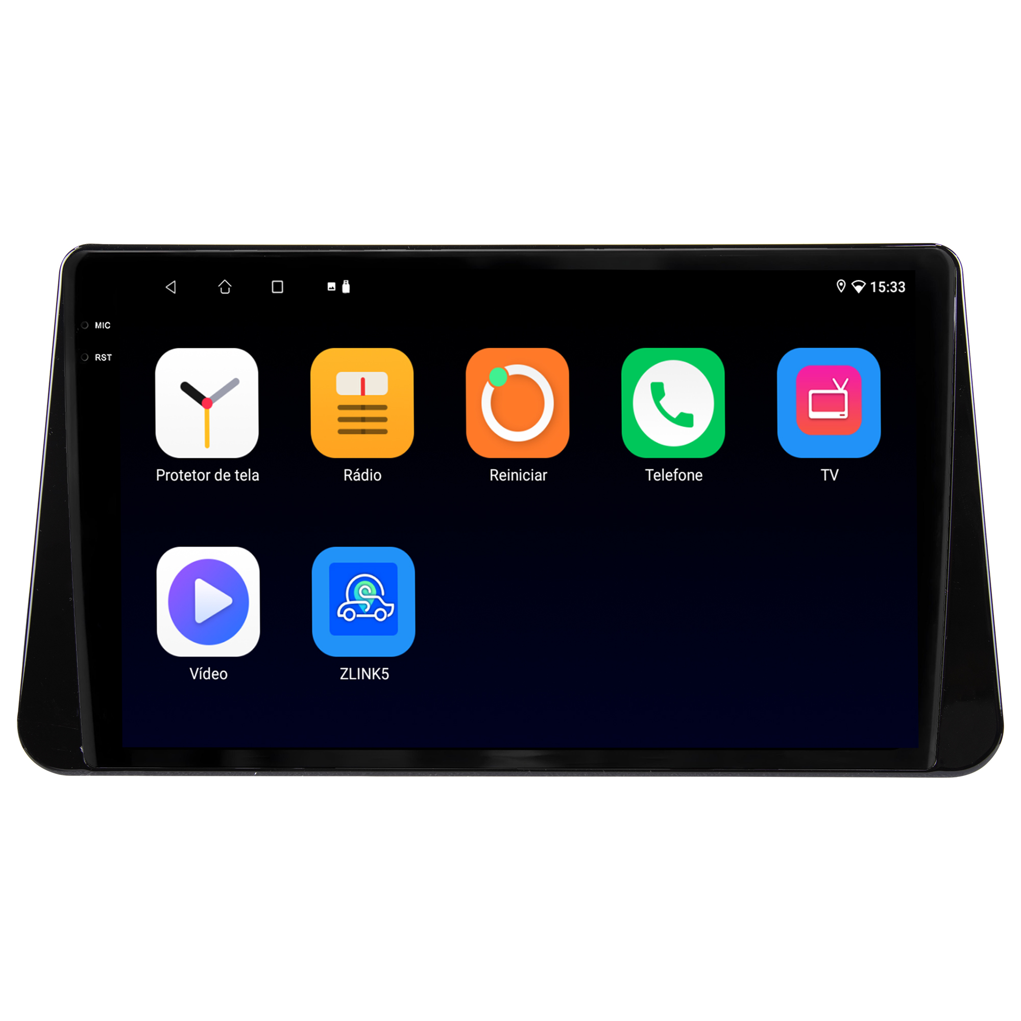 MULTIMÍDIA ADAK <BR> 2RAM 64GB QLED 9" <BR> VERSA 2021 ACIMA - Imagem 6