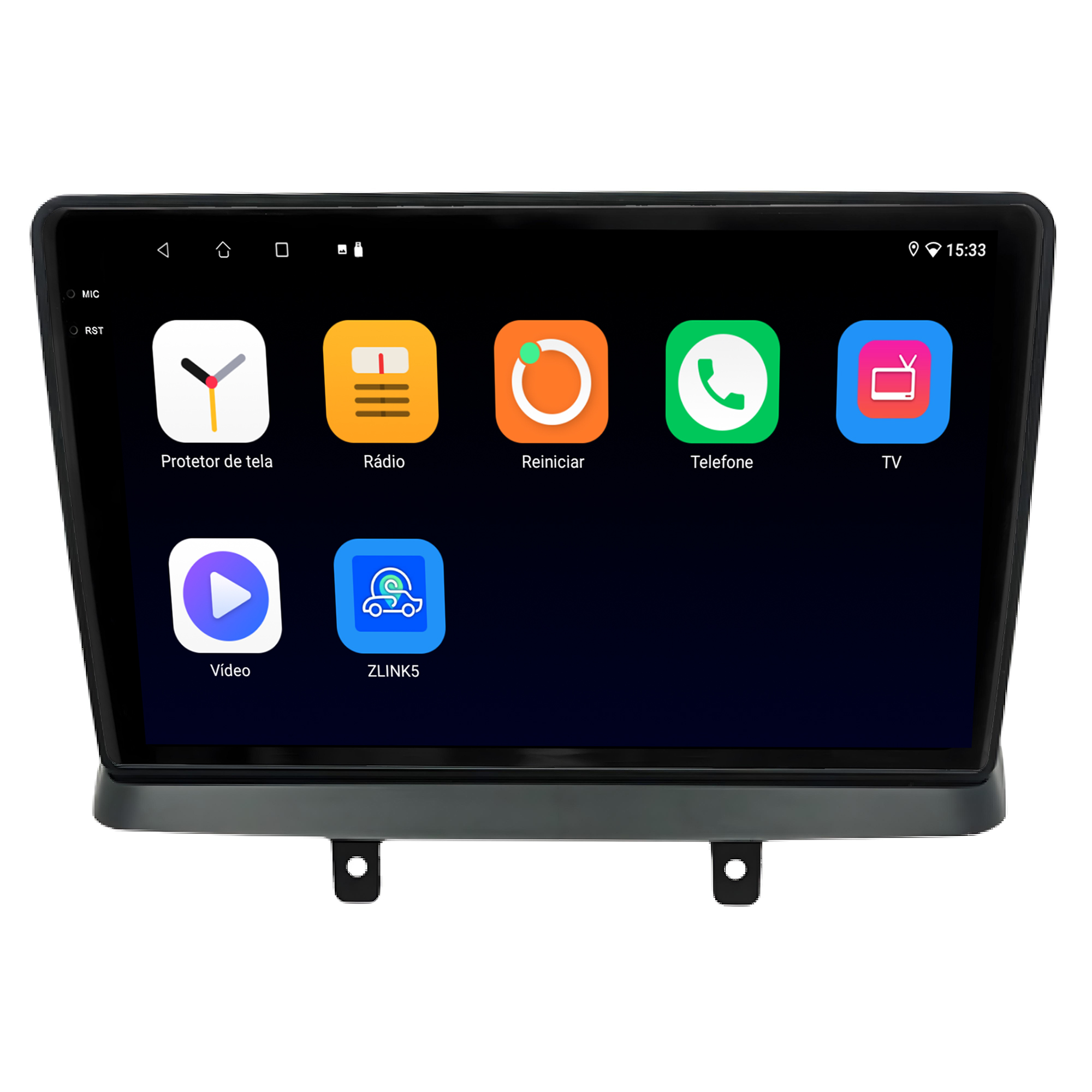 MULTIMÍDIA ADAK <BR>2RAM 64GB QLED 9" <BR> DOBLÔ 2002 A 2021 - Imagem 6