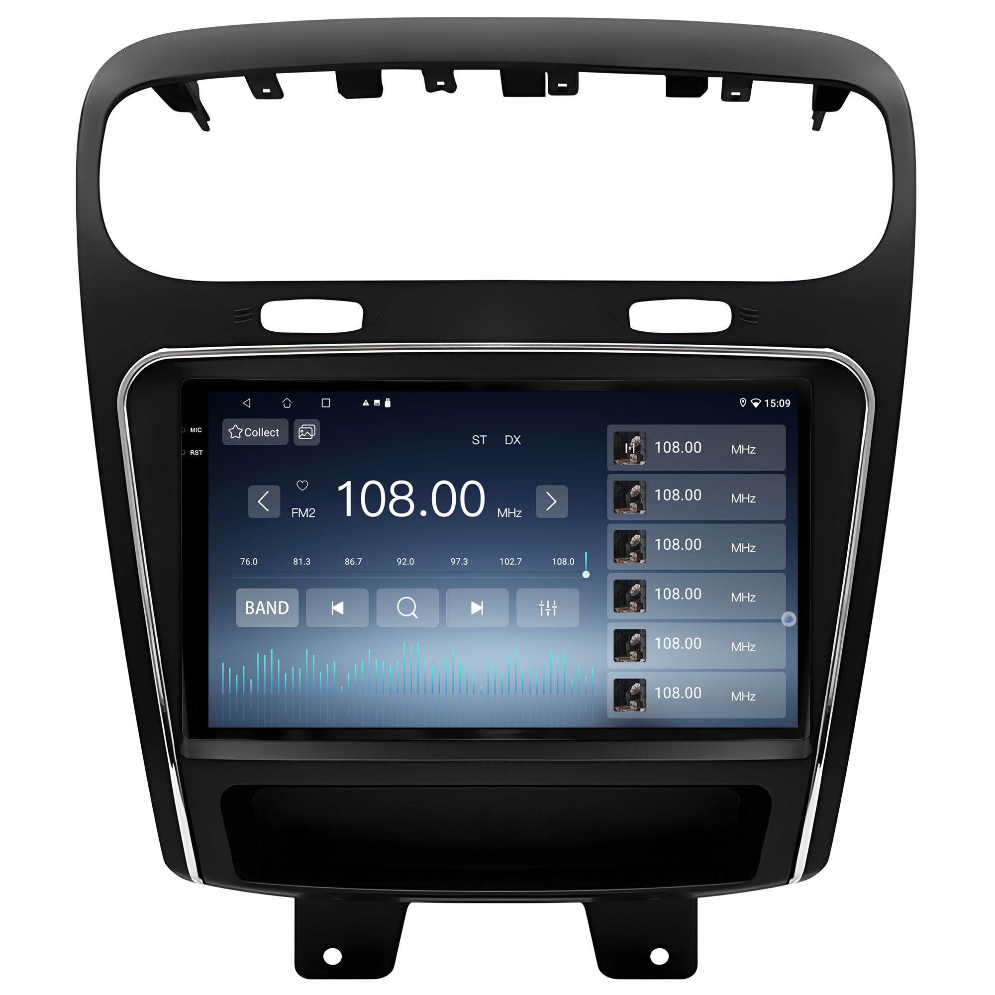 MULTIMÍDIA <BR> SOAUDIO S LINE <BR> 2RAM 64GB QLED 9'' <BR> DODGE JOURNEY <BR> 2012 A 2017 - Imagem 8