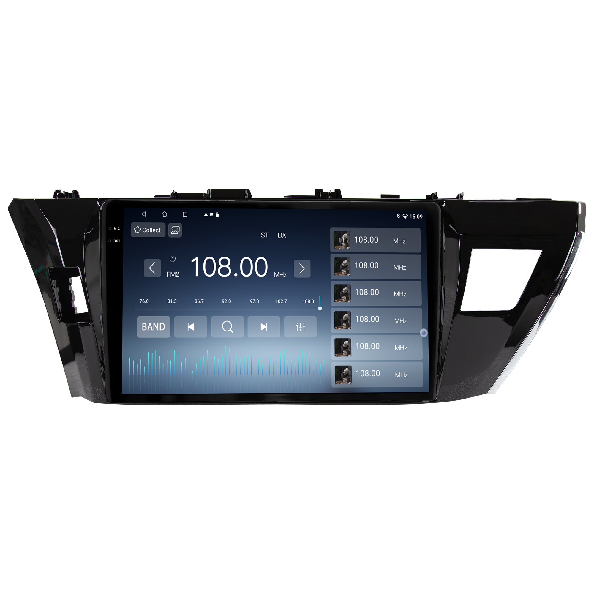 MULTIMÍDIA <BR> SOAUDIO S LINE <BR> 2RAM 64GB QLED 10"<BR> COROLLA 2015 A 2016 - Imagem 8