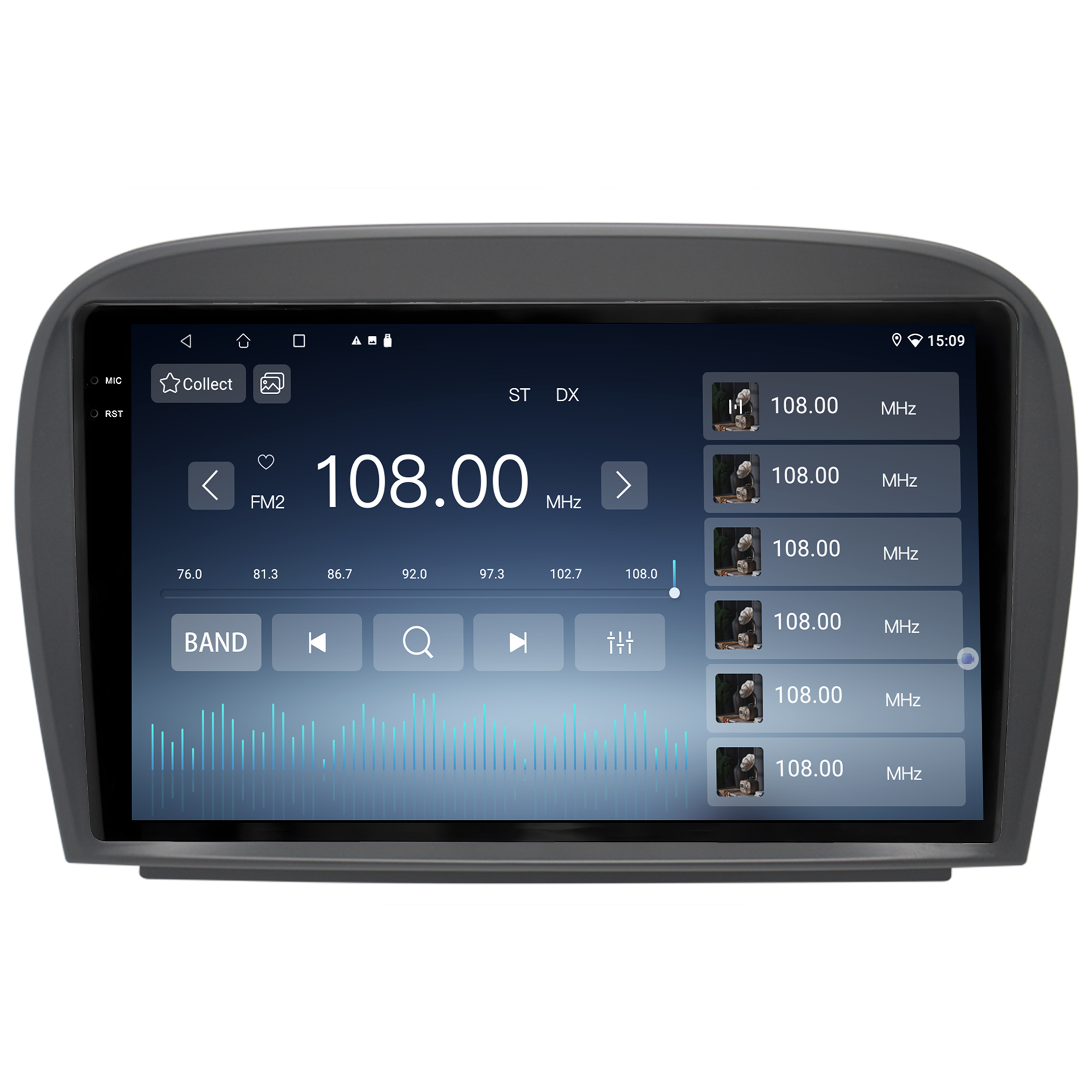 MULTIMÍDIA <BR> SOAUDIO S LINE <BR> 2RAM 64GB QLED 9" <BR> CLASS SL SL350 SL500 <BR> SL600 SL63 AMG SL65 AMG <BR> 2004 A 2011 - Imagem 8