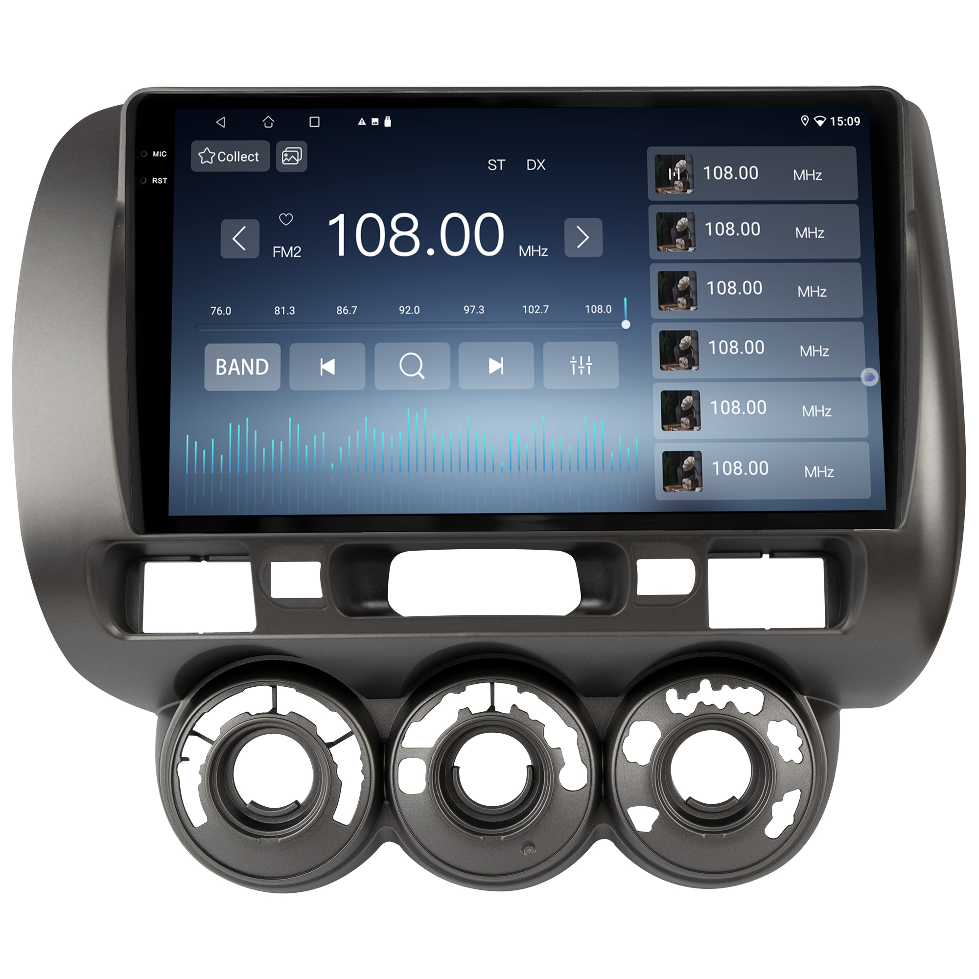 MULTIMÍDIA <BR> SOAUDIO S LINE <BR> 2RAM 64GB QLED 9'' <BR> FIT 2003 A 2007 - Imagem 8