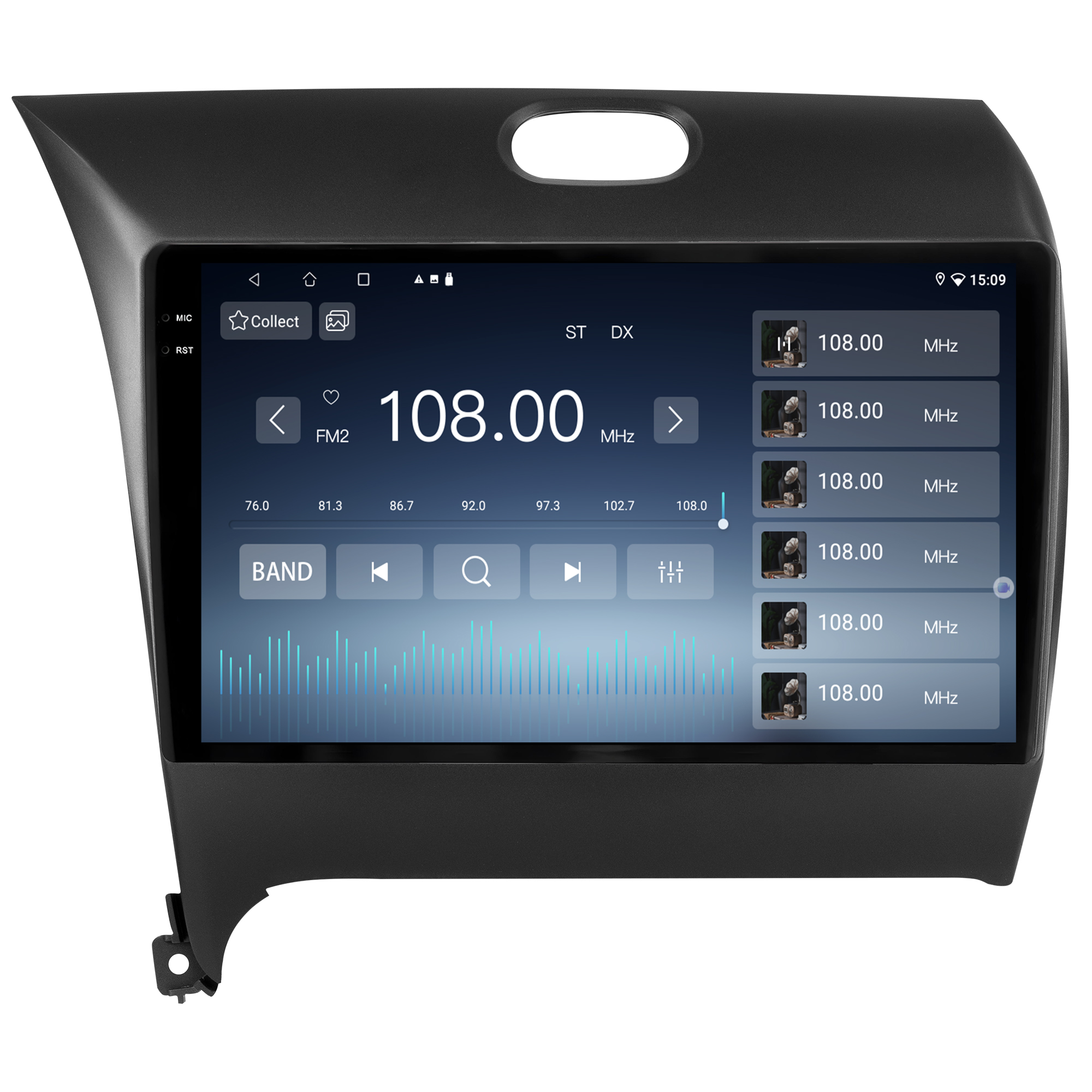 MULTIMÍDIA <BR> SOAUDIO S LINE <BR> 2RAM 64GB QLED 9'' <BR> CERATO 2013 A 2019 - Imagem 8