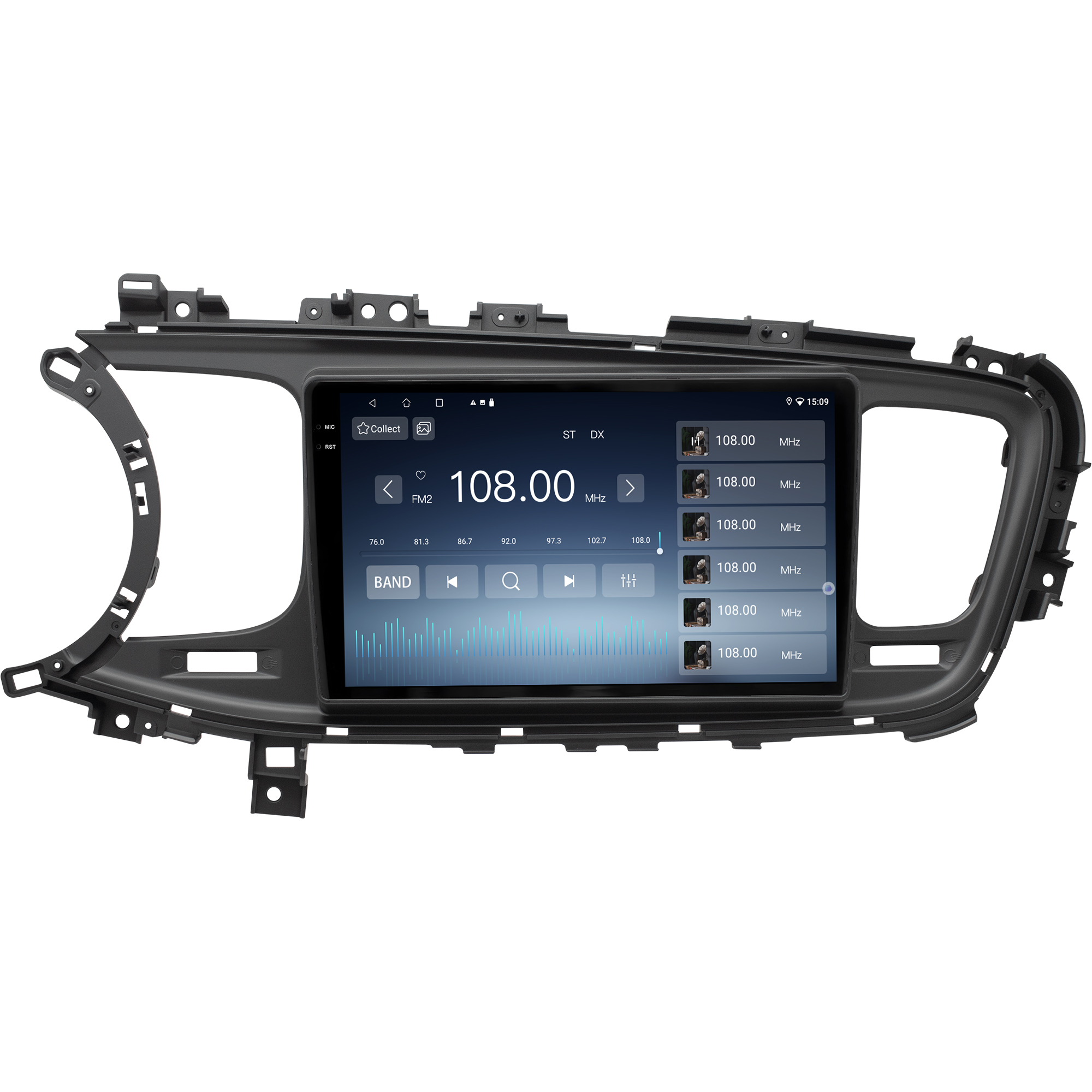 MULTIMÍDIA <BR> SOAUDIO S LINE <BR> 2RAM 64GB QLED 9'' <BR> OPTIMA 2015 ACIMA - Imagem 8