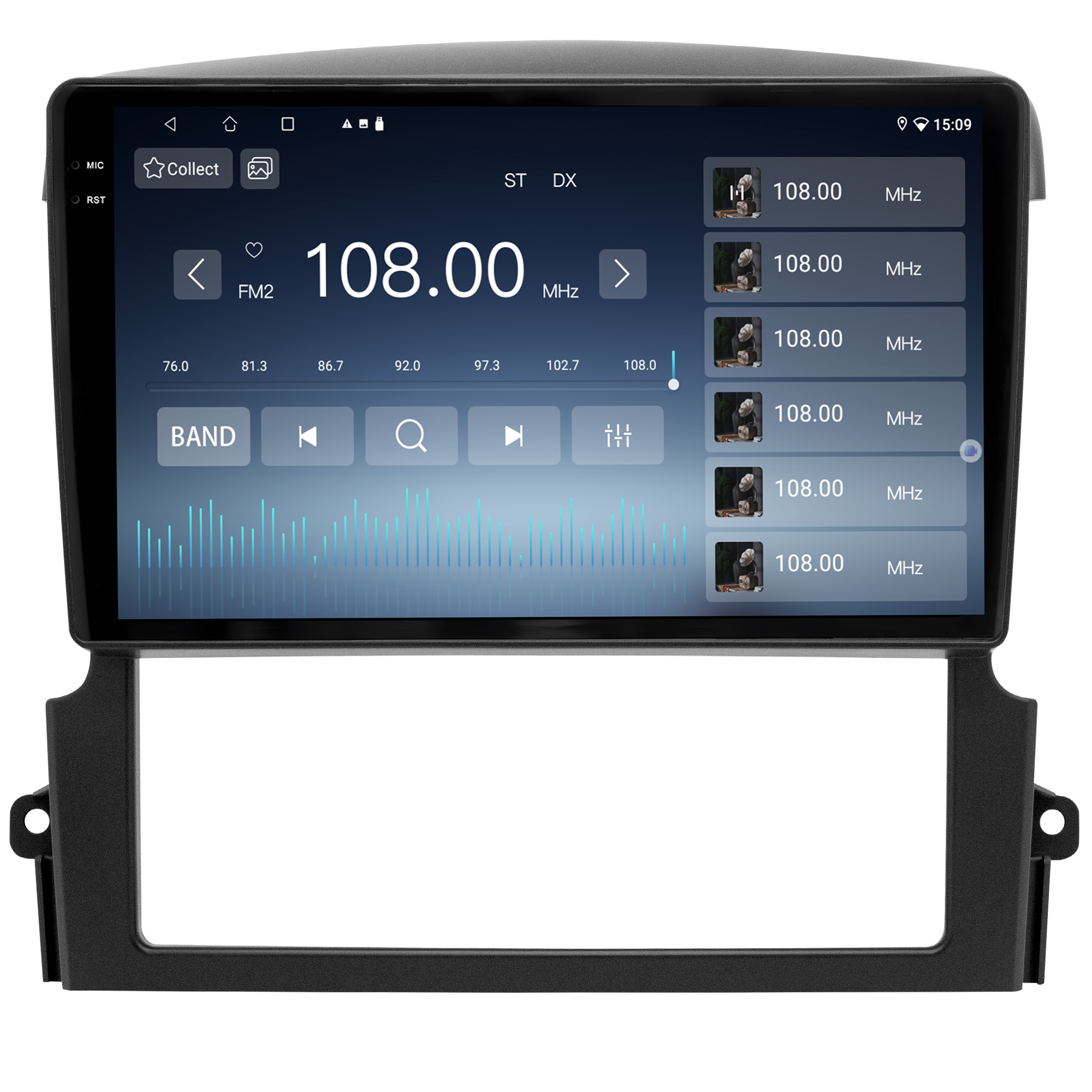MULTIMÍDIA <BR> SOAUDIO S LINE <BR> 2RAM 64GB QLED 9'' <BR> SORENTO 2004 A 2009 - Imagem 8