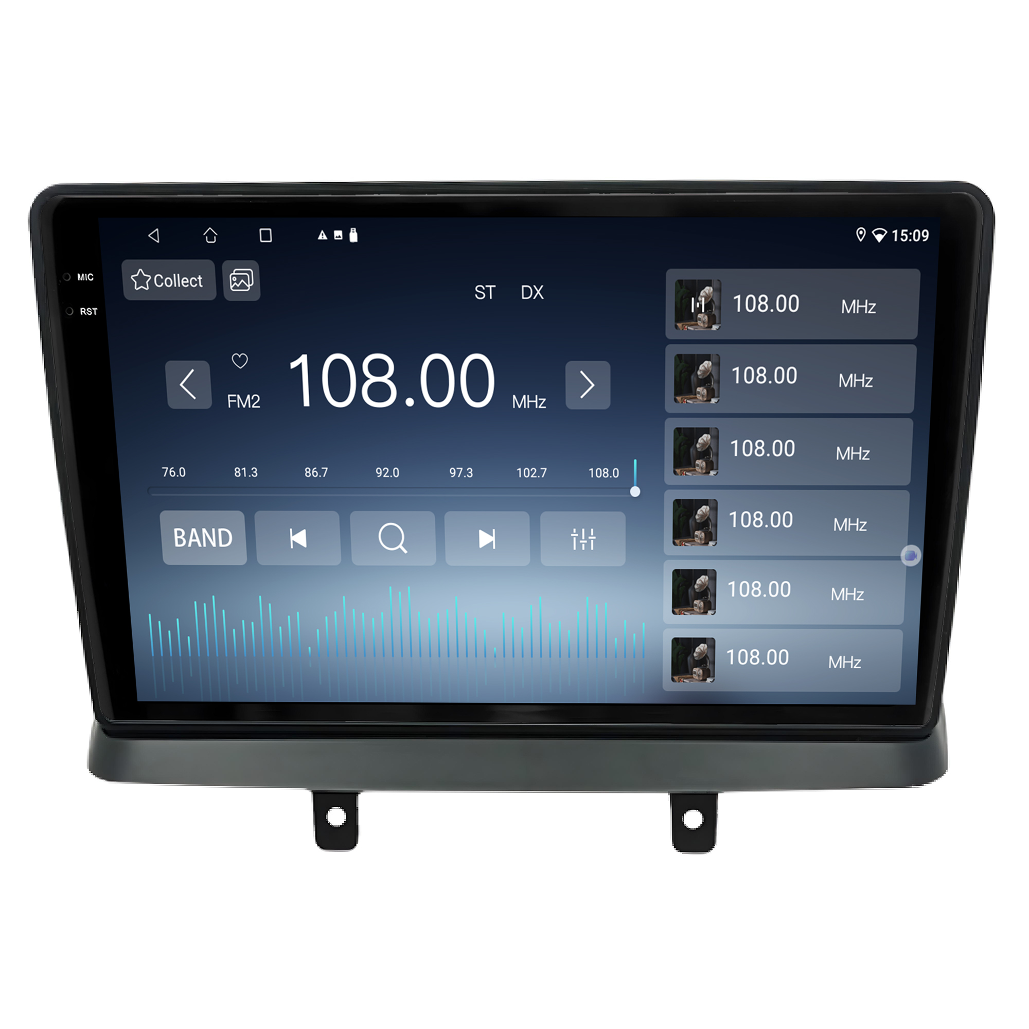 MULTIMÍDIA ADAK <BR>2RAM 64GB QLED 9" <BR> DOBLÔ 2002 A 2021 - Imagem 8