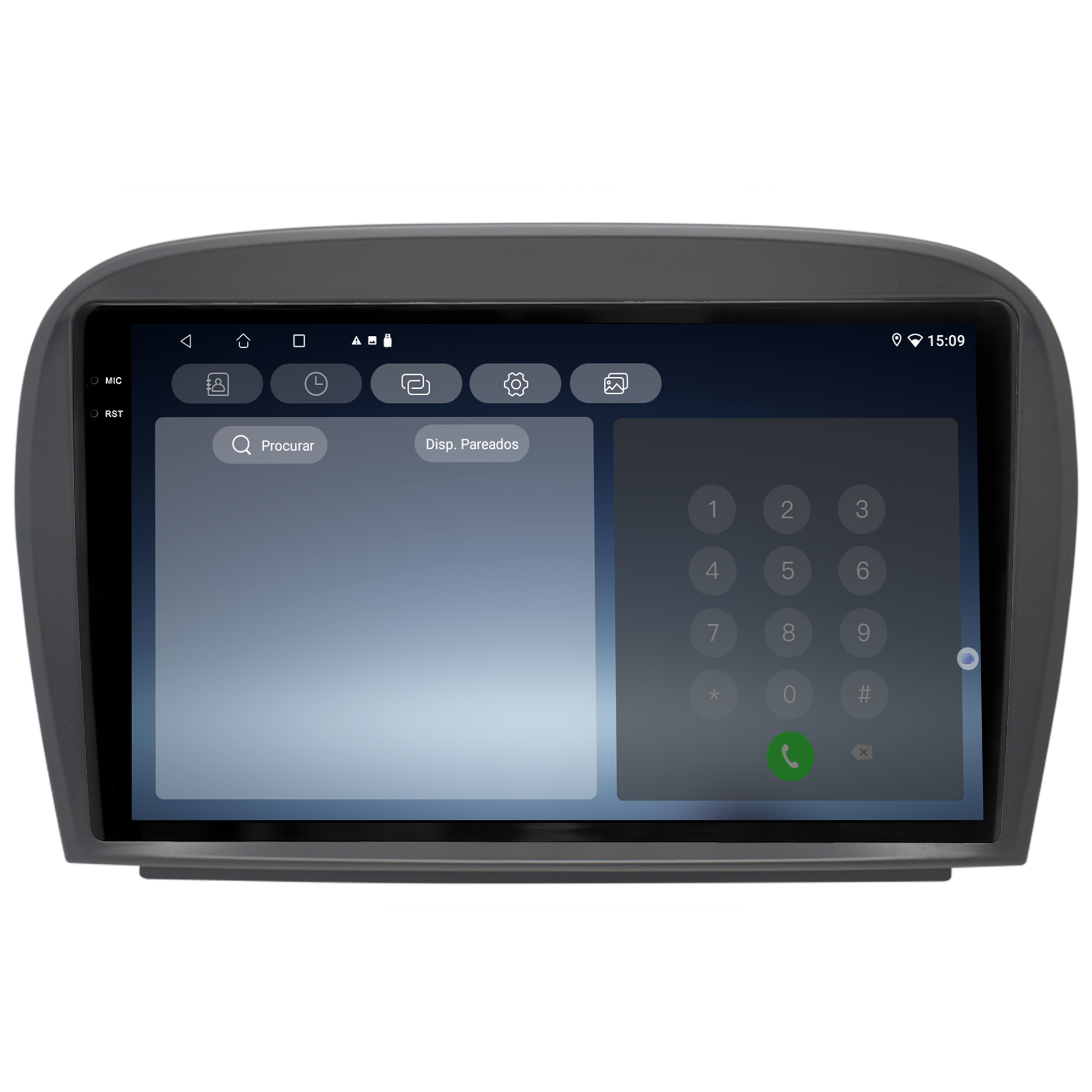 MULTIMÍDIA <BR> SOAUDIO S LINE <BR> 2RAM 64GB QLED 9" <BR> CLASS SL SL350 SL500 <BR> SL600 SL63 AMG SL65 AMG <BR> 2004 A 2011 - Imagem 9