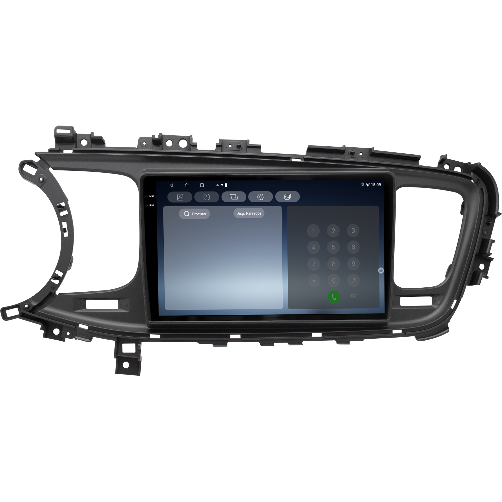 MULTIMÍDIA <BR> SOAUDIO S LINE <BR> 2RAM 64GB QLED 9'' <BR> OPTIMA 2015 ACIMA - Imagem 9