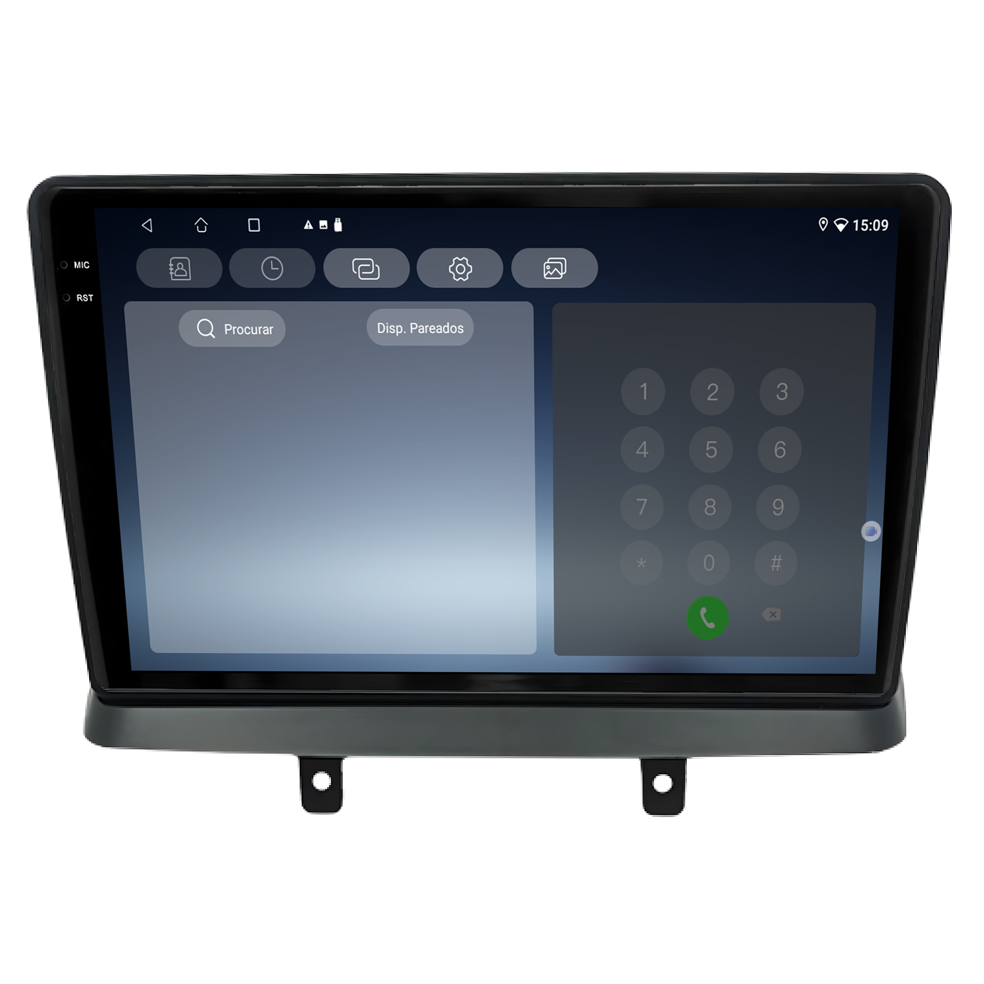 MULTIMÍDIA ADAK <BR>2RAM 64GB QLED 9" <BR> DOBLÔ 2002 A 2021 - Imagem 9