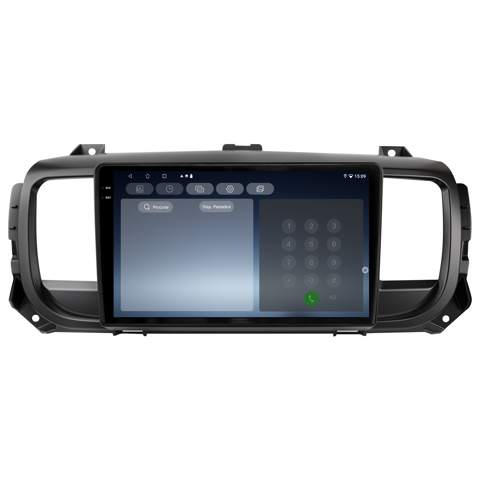 MULTIMÍDIA ADAK <BR>2RAM 64GB QLED 9" <BR> SCUDO - Imagem 9