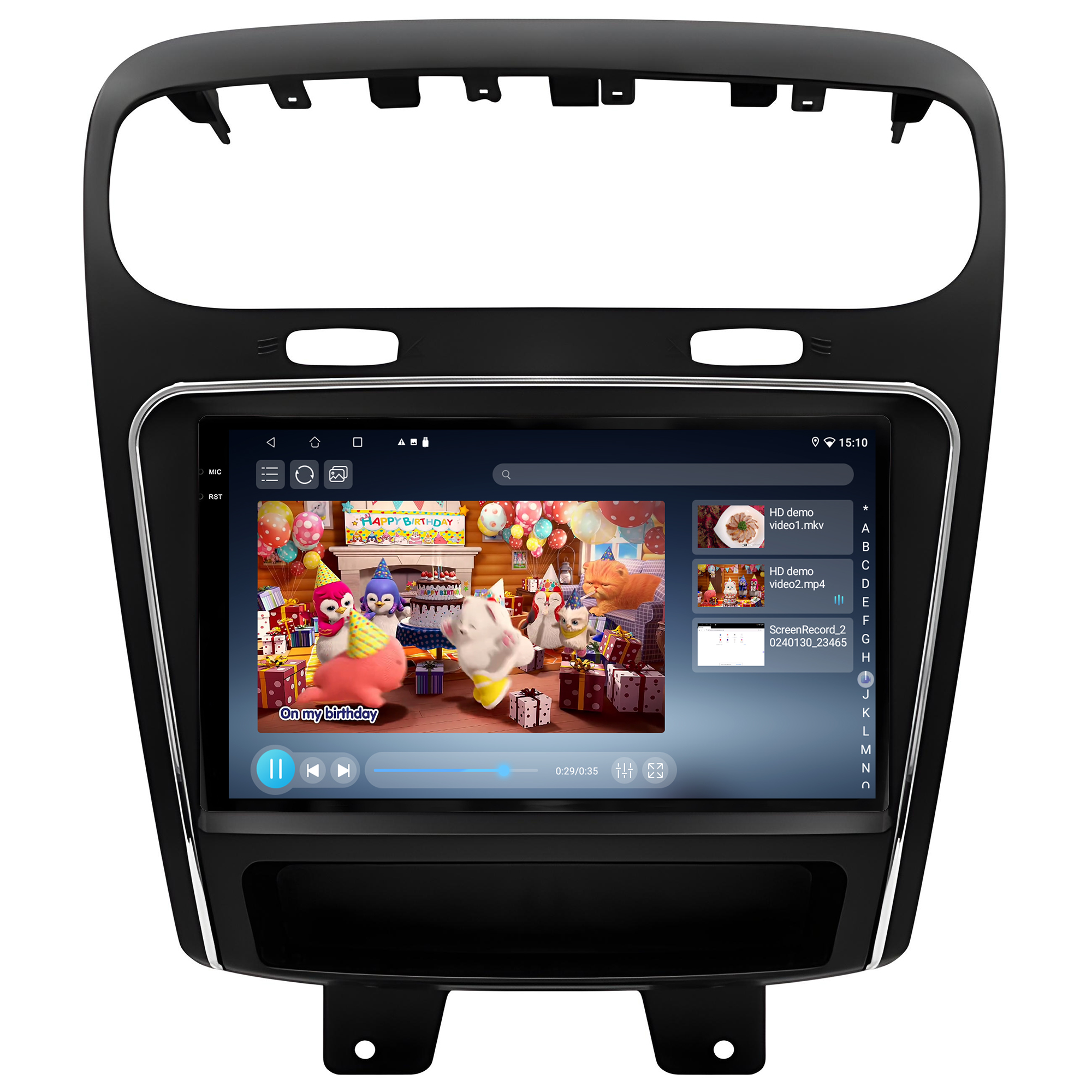 MULTIMÍDIA <BR> SOAUDIO S LINE <BR> 2RAM 64GB QLED 9'' <BR> DODGE JOURNEY <BR> 2012 A 2017 - Imagem 11