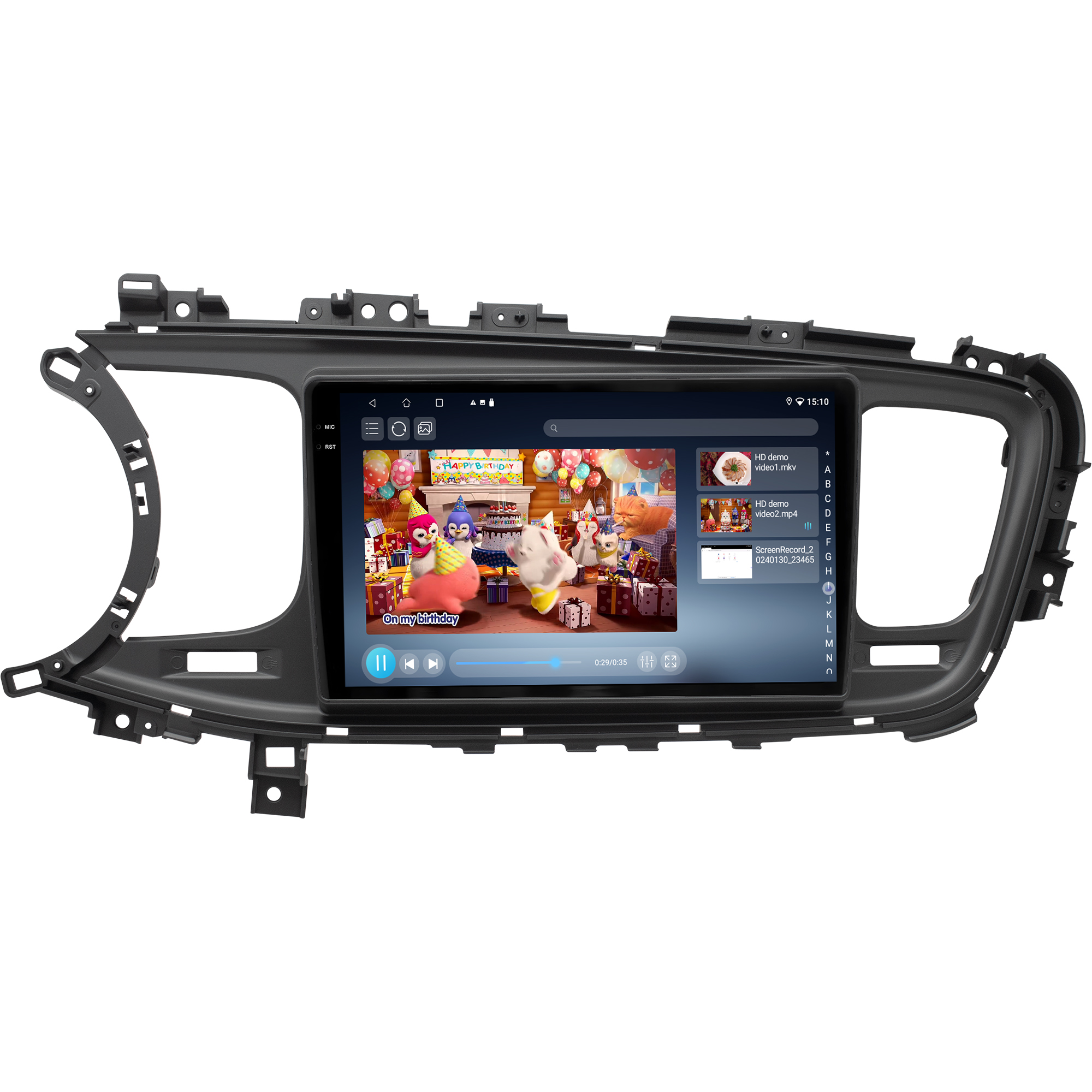MULTIMÍDIA <BR> SOAUDIO S LINE <BR> 2RAM 64GB QLED 9'' <BR> OPTIMA 2015 ACIMA - Imagem 11