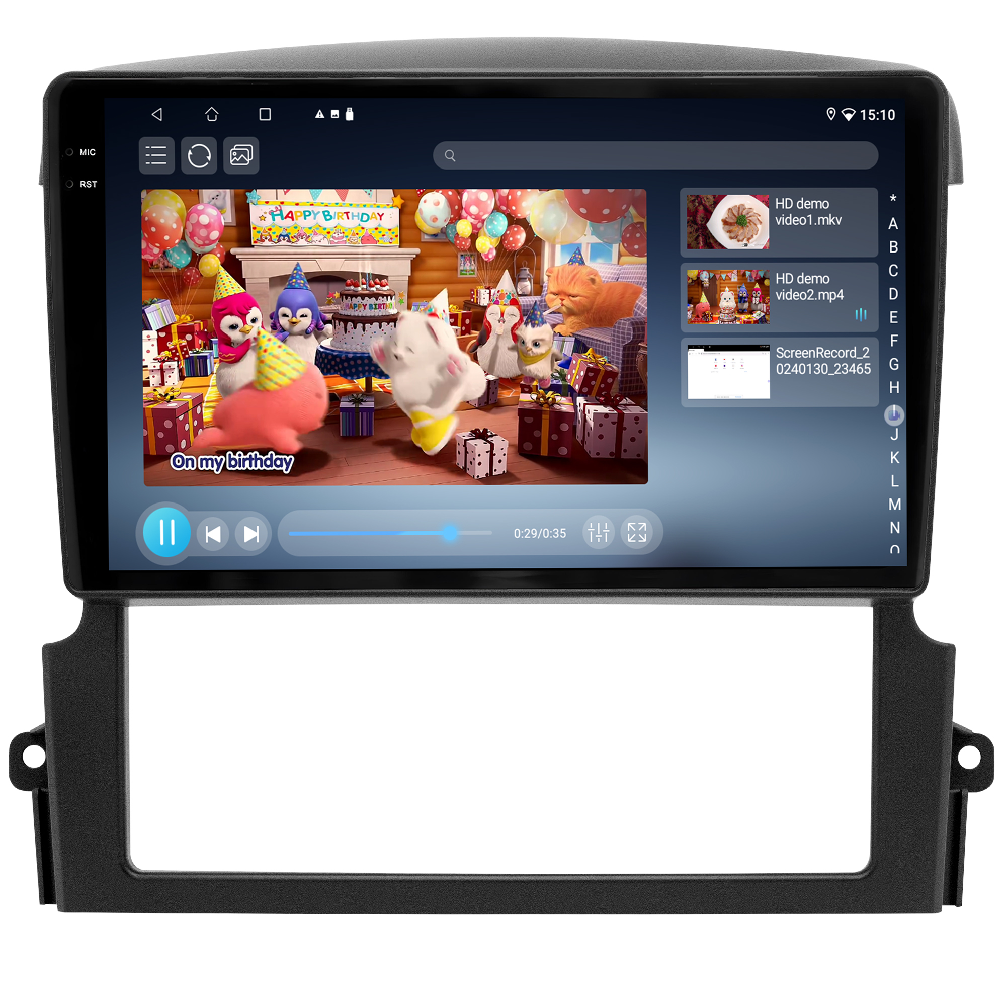MULTIMÍDIA <BR> SOAUDIO S LINE <BR> 2RAM 64GB QLED 9'' <BR> SORENTO 2004 A 2009 - Imagem 11