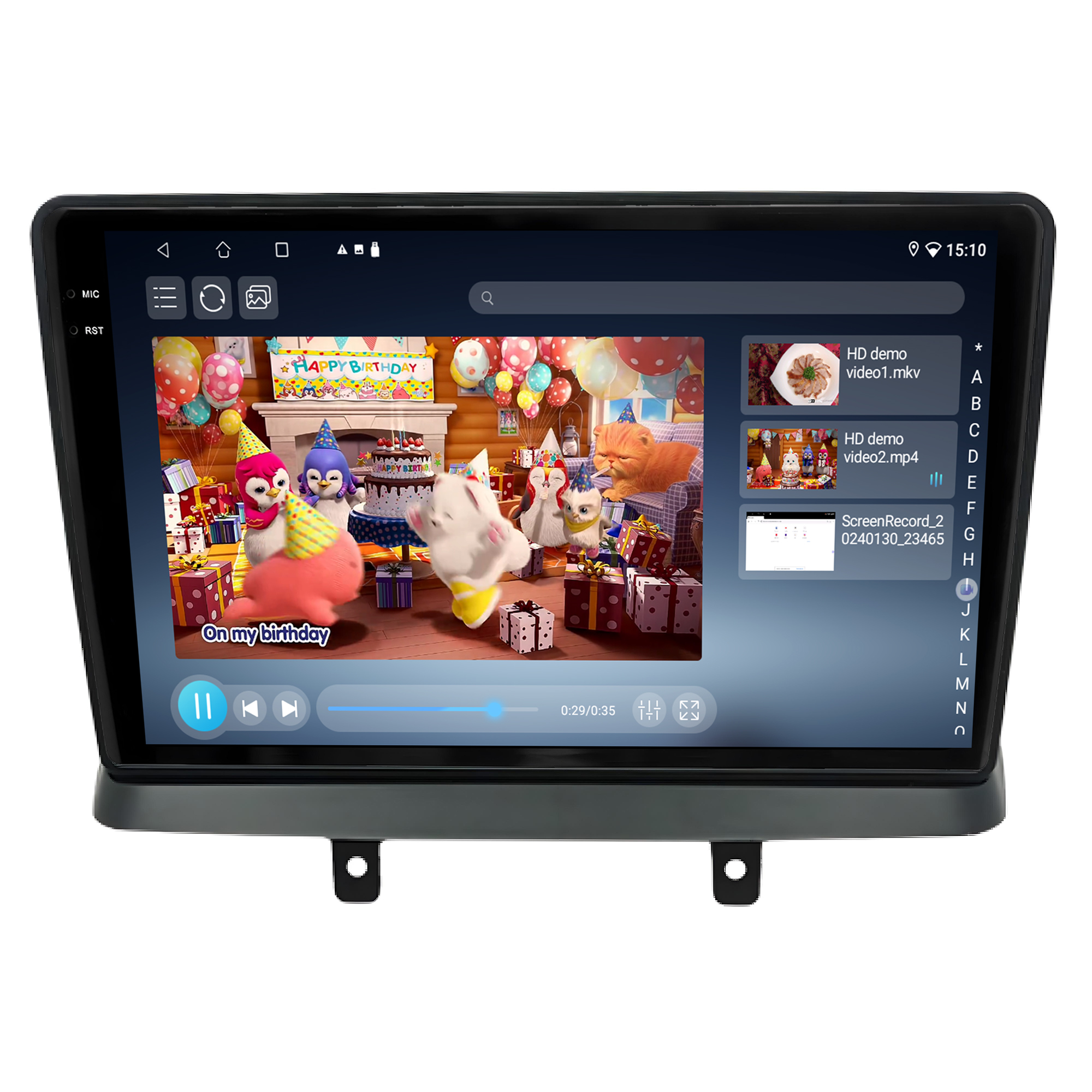 MULTIMÍDIA ADAK <BR>2RAM 64GB QLED 9" <BR> DOBLÔ 2002 A 2021 - Imagem 12