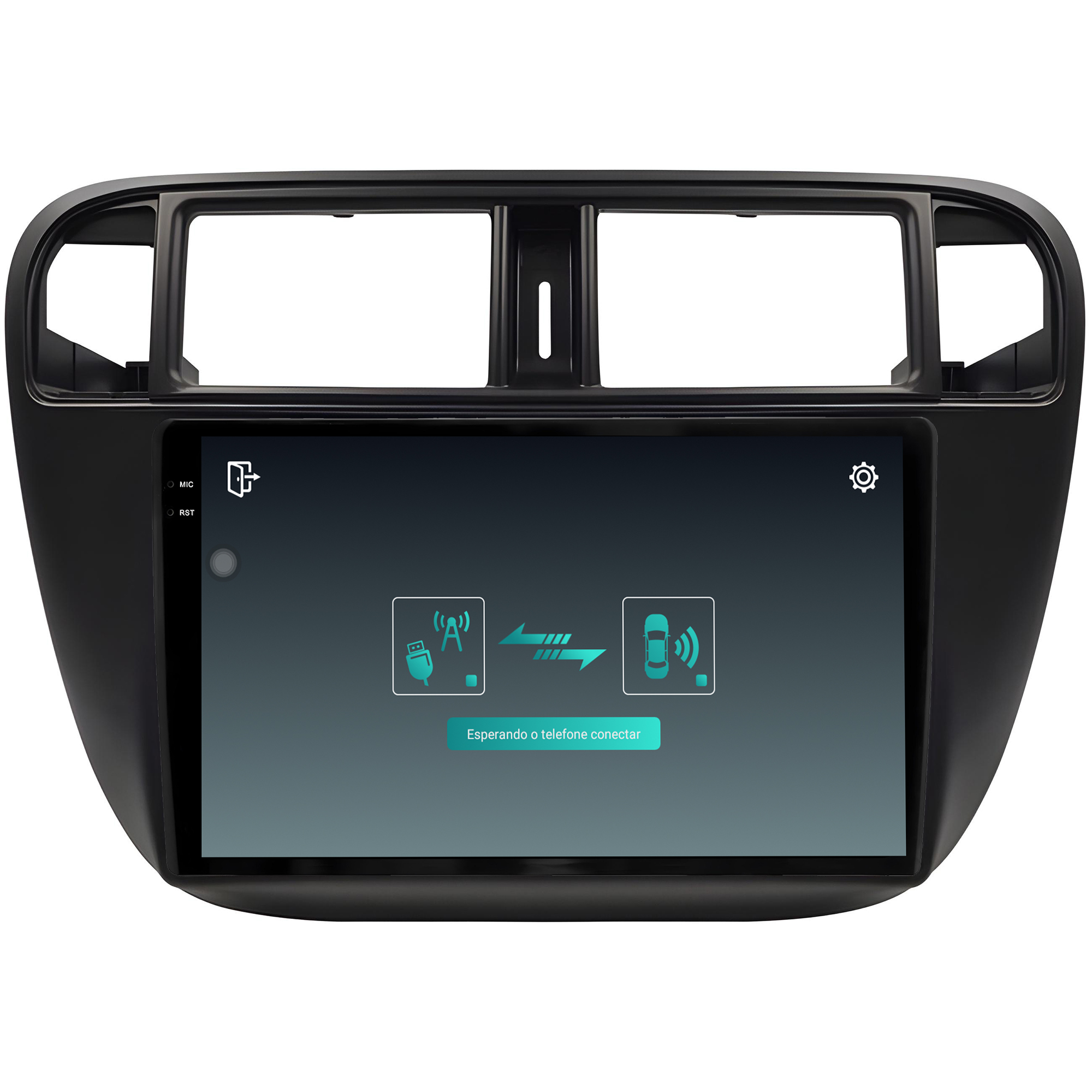 MULTIMÍDIA <BR> AIKON CORE RED <BR> 2RAM 64GB QLED 9'' <BR> CIVIC 1996 A 2000 - Imagem 8