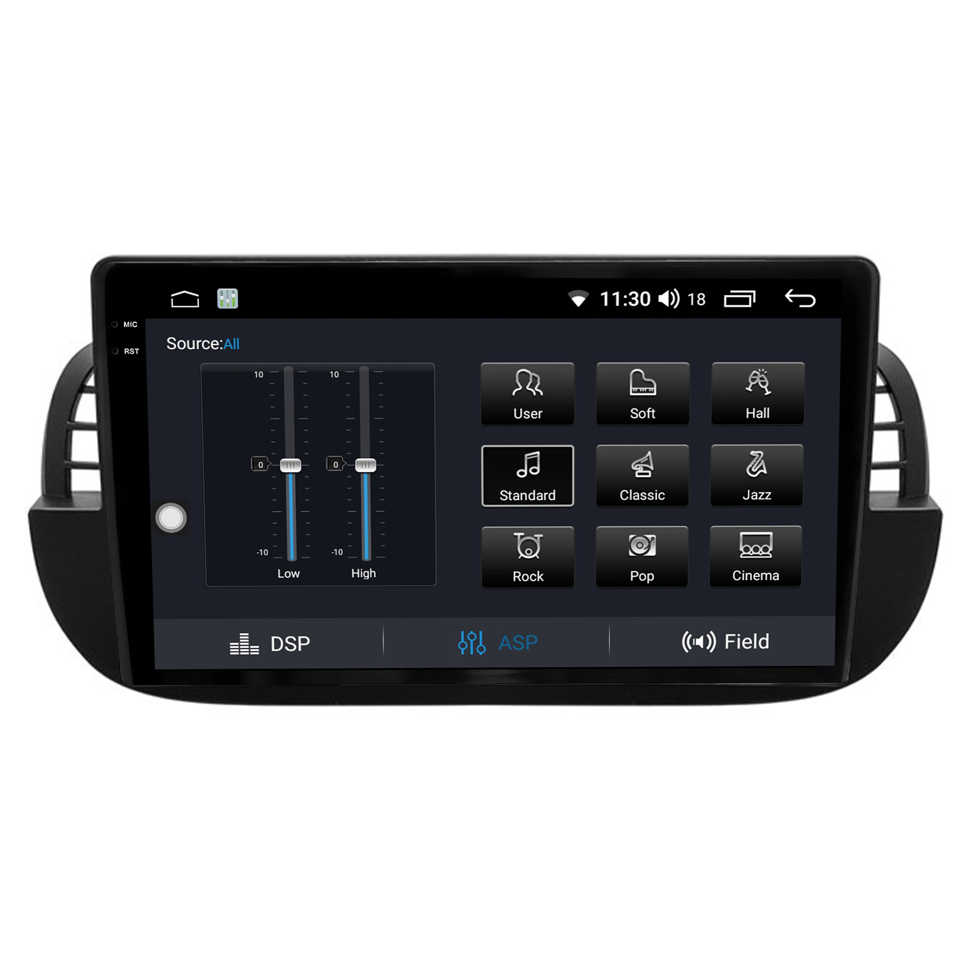 MULTIMÍDIA <BR> AIKON CORE RED <BR>2RAM 64GB QLED 9"<BR> FIAT 500 ATÉ 2015 - Imagem 10