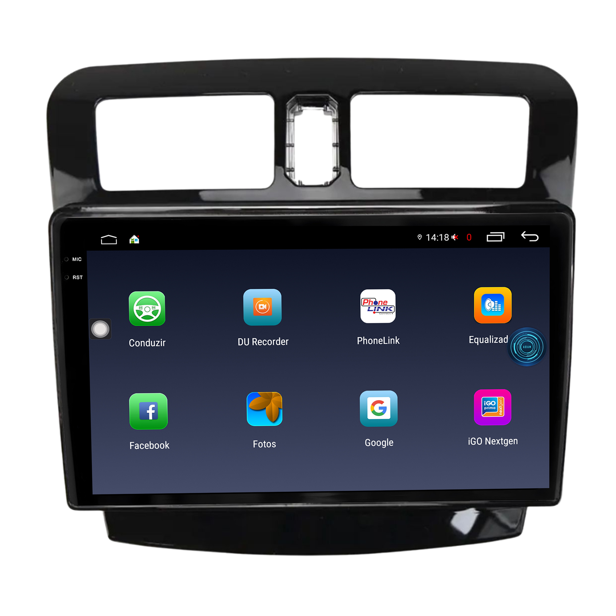 MULTIMÍDIA <BR> AIKON FÓTON <BR> 6RAM 128GB TELA 2K 9'' <BR> JAC J3 2014 ACIMA - Imagem 5