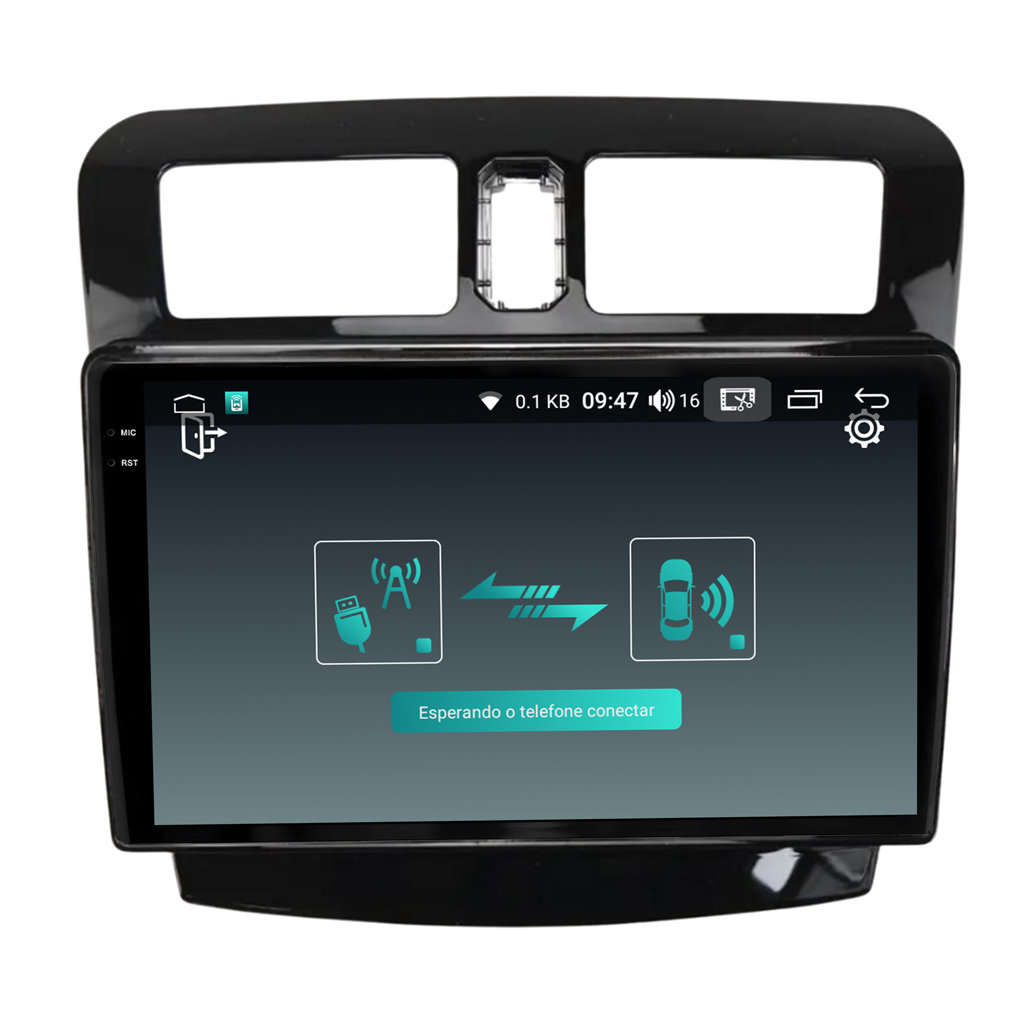 MULTIMÍDIA <BR> AIKON FÓTON <BR> 6RAM 128GB TELA 2K 9'' <BR> JAC J3 2014 ACIMA - Imagem 8