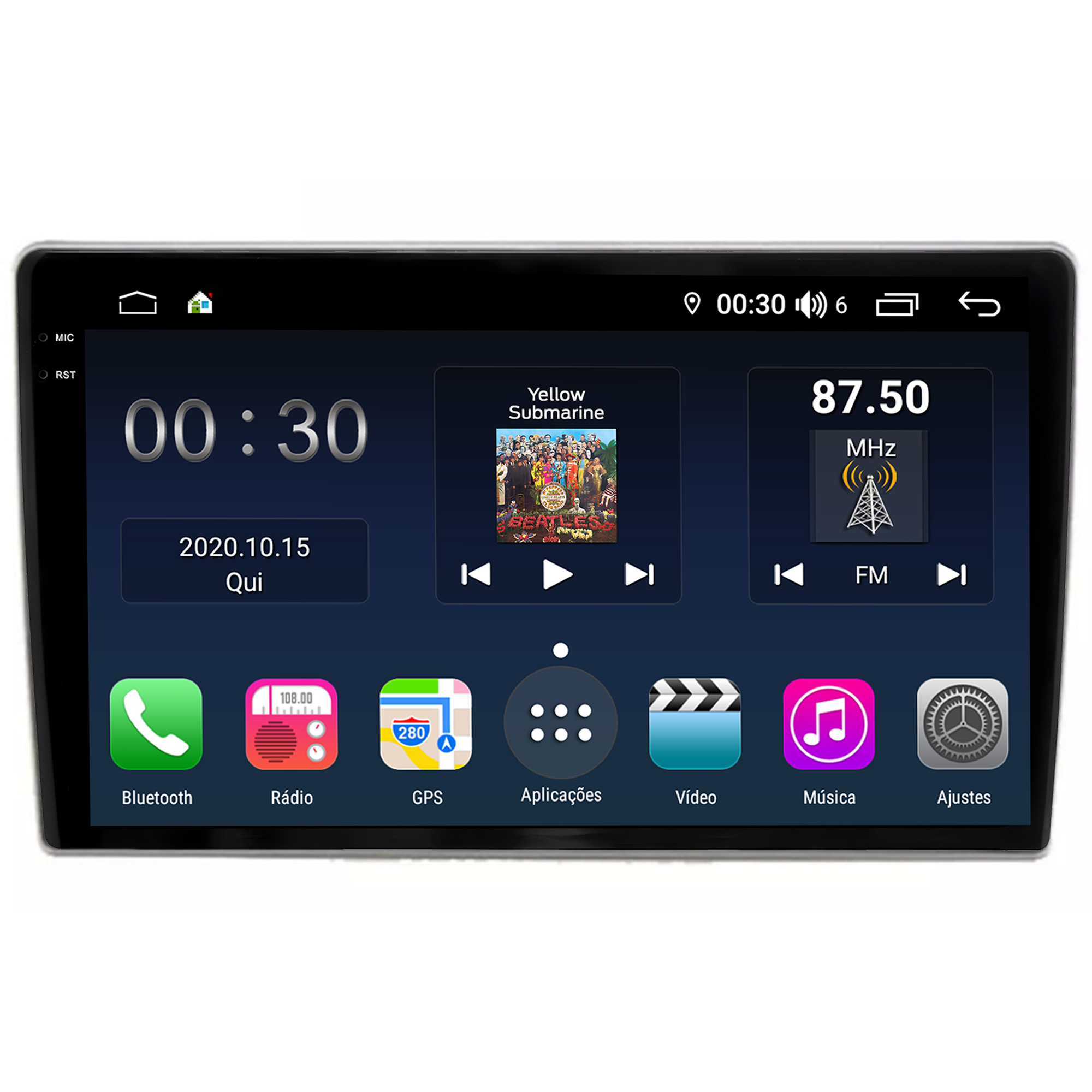 MULTIMÍDIA <BR> AIKON PRÓTON <BR> 6RAM 128GB QLED 9'' <BR> 407 - Imagem 3