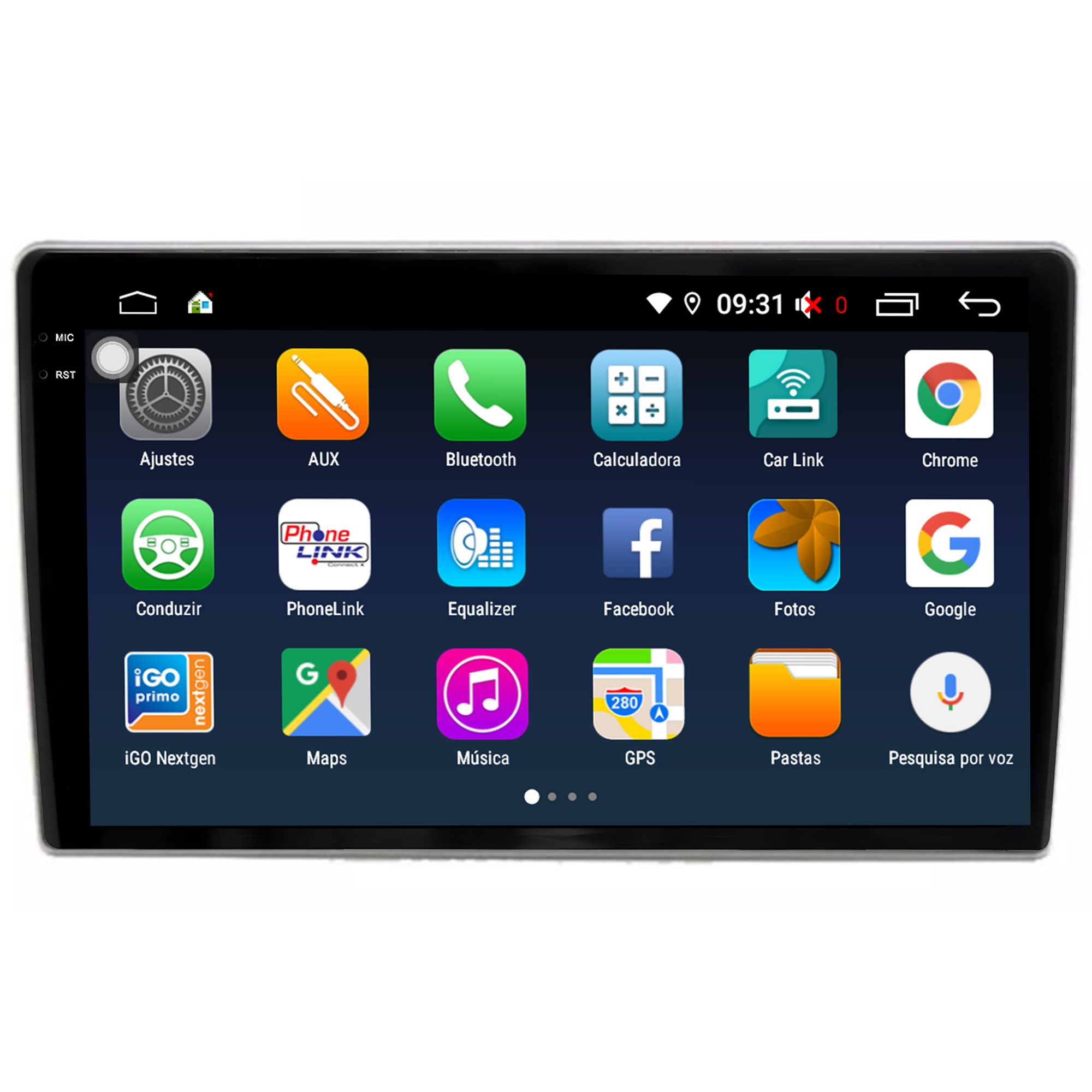 MULTIMÍDIA <BR> AIKON PRÓTON <BR> 6RAM 128GB QLED 9'' <BR> 407 - Imagem 4