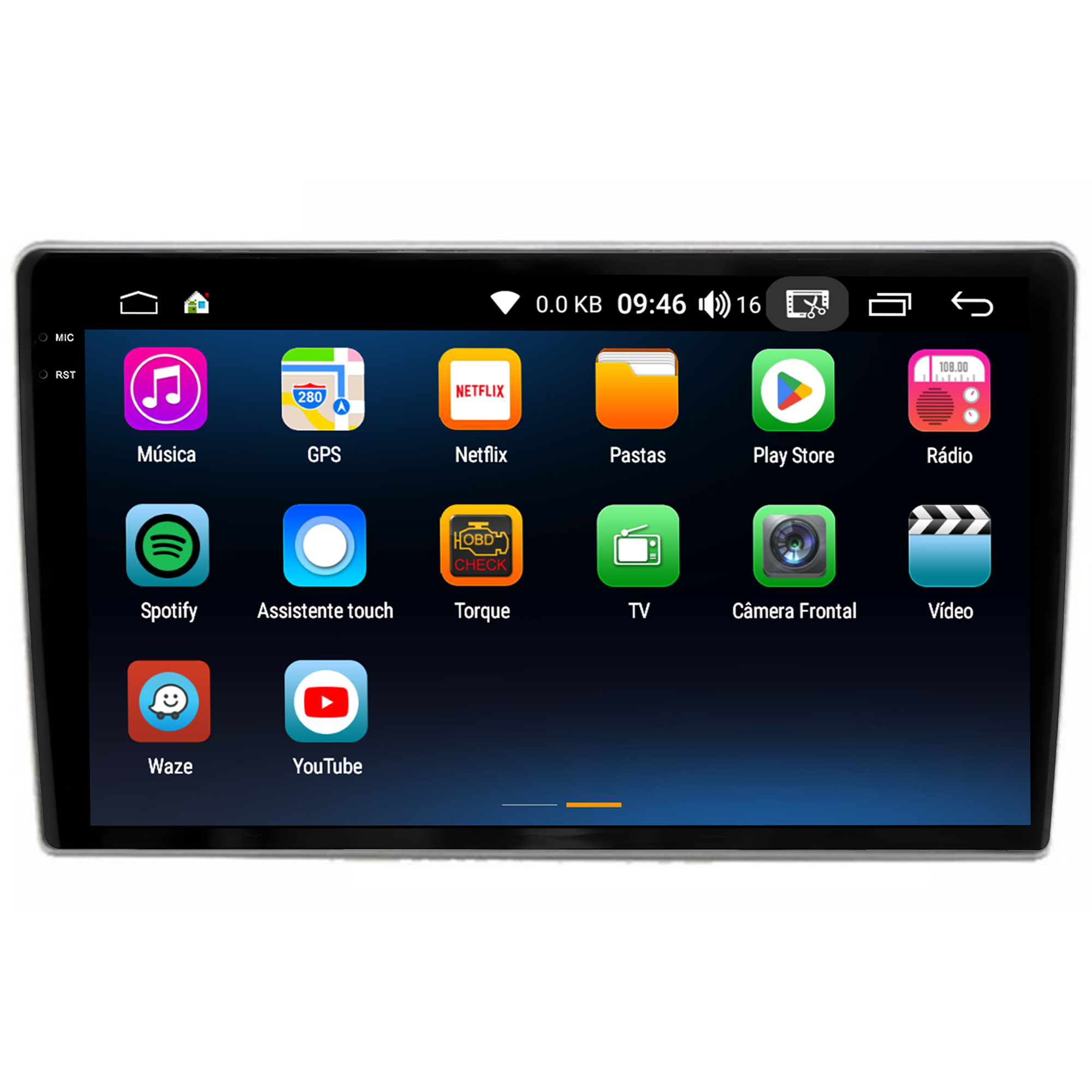 MULTIMÍDIA <BR> AIKON PRÓTON <BR> 6RAM 128GB QLED 9'' <BR> 407 - Imagem 5