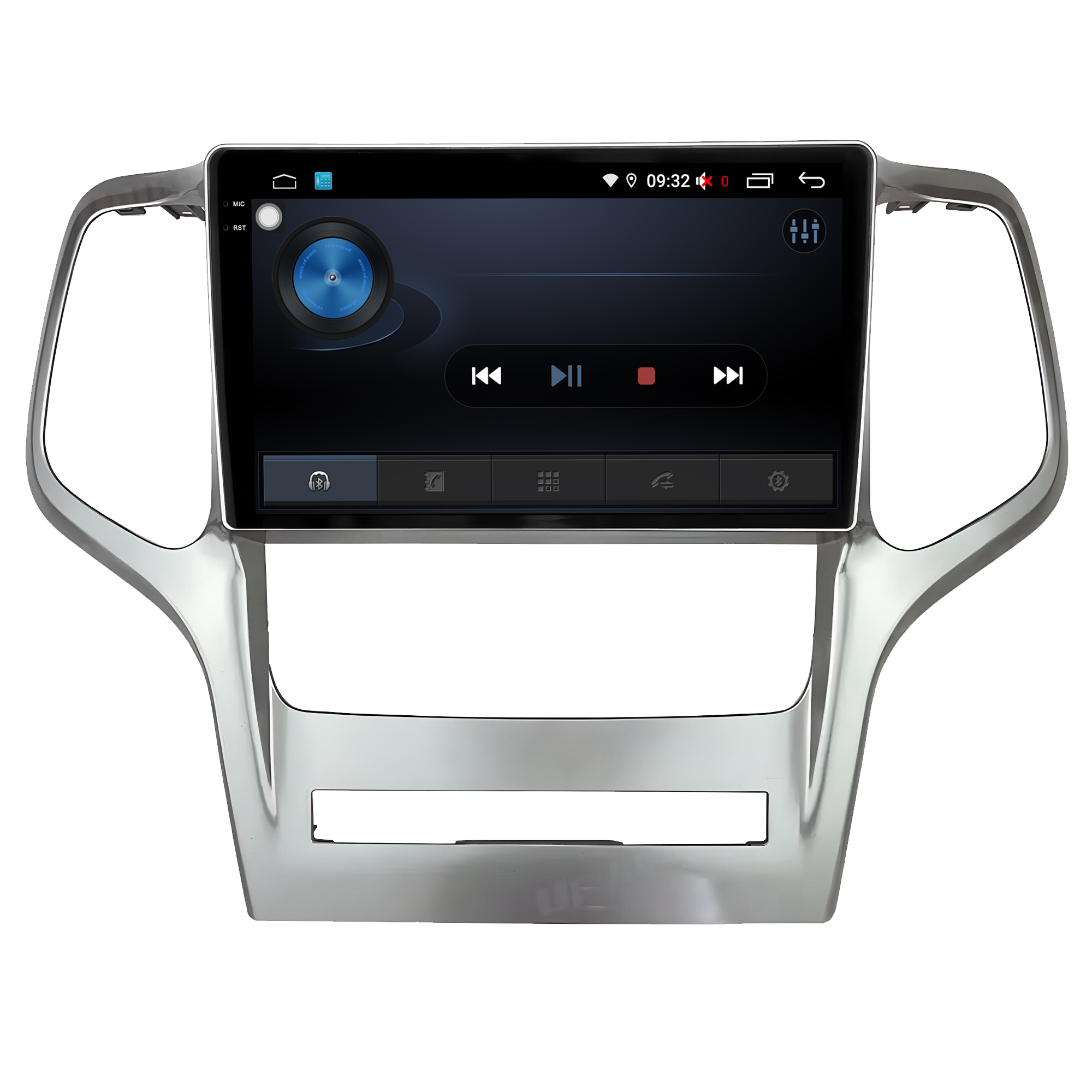 MULTIMÍDIA <BR> AIKON PRÓTON <BR> 6RAM 128GB QLED 9'' <BR> GRAND CHEROKEE <BR> 2010 A 2013 - Imagem 8