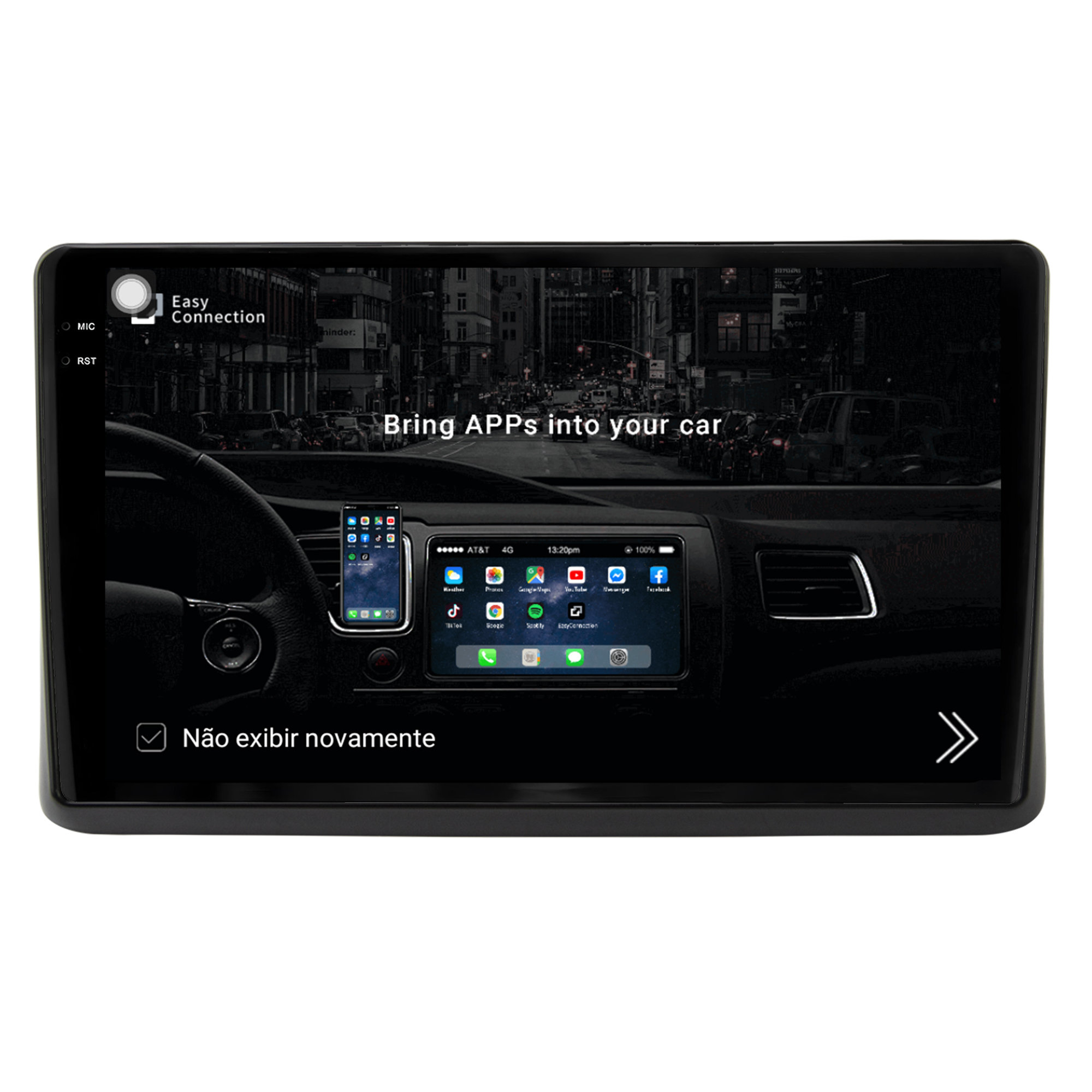 MULTIMÍDIA <BR> AIKON PRÓTON <BR> 6RAM 128GB QLED 9'' <BR> CITY 2022 ACIMA - Imagem 9