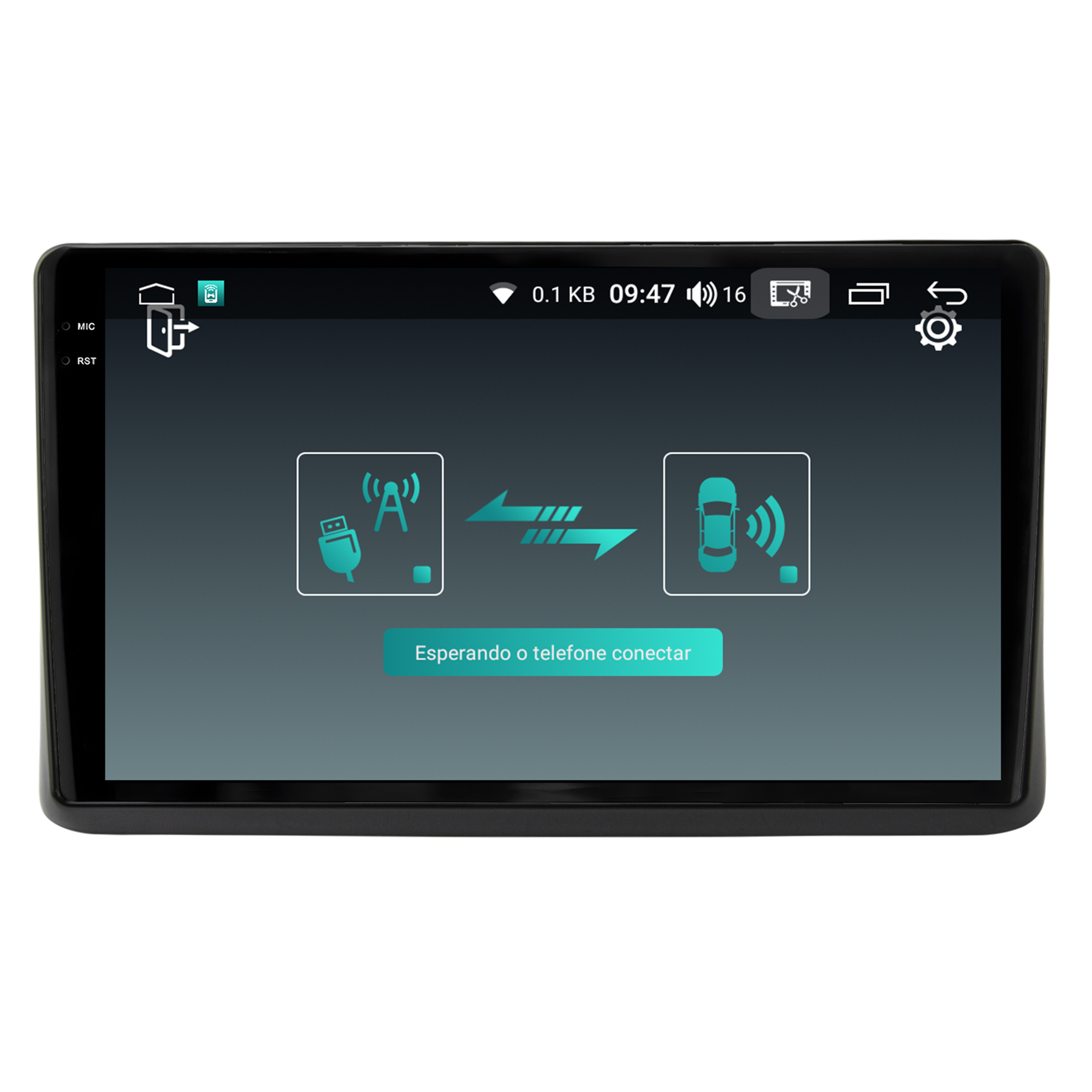 MULTIMÍDIA <BR> AIKON PRÓTON <BR> 6RAM 128GB QLED 9'' <BR> CITY 2022 ACIMA - Imagem 10