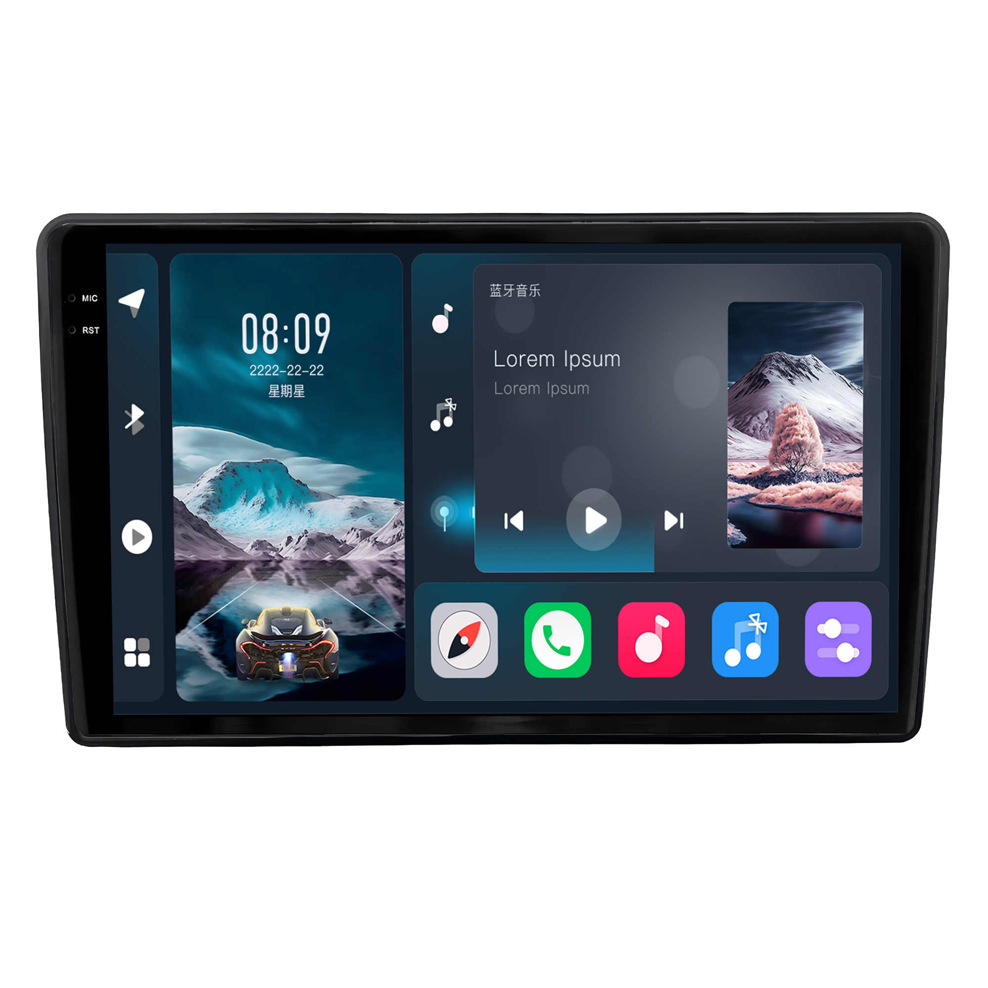 MULTIMÍDIA<BR>SOAUDIO S LINE <BR> 2RAM 64GB QLED 9"<BR> TORO 2022 ACIMA - Imagem 3