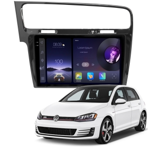 MULTIMÍDIA ADAK <BR> 2RAM 64GB QLED 10''<BR> GOLF 2013 A 2022