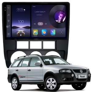 MULTIMÍDIA ADAK <BR> 2RAM 64GB QLED 9''<BR> G4 PARATI 2006 A 2014