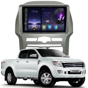 MULTIMÍDIA ADAK <BR> 2RAM 64GB QLED 9'' <BR> RANGER <BR> 2013 A 2016