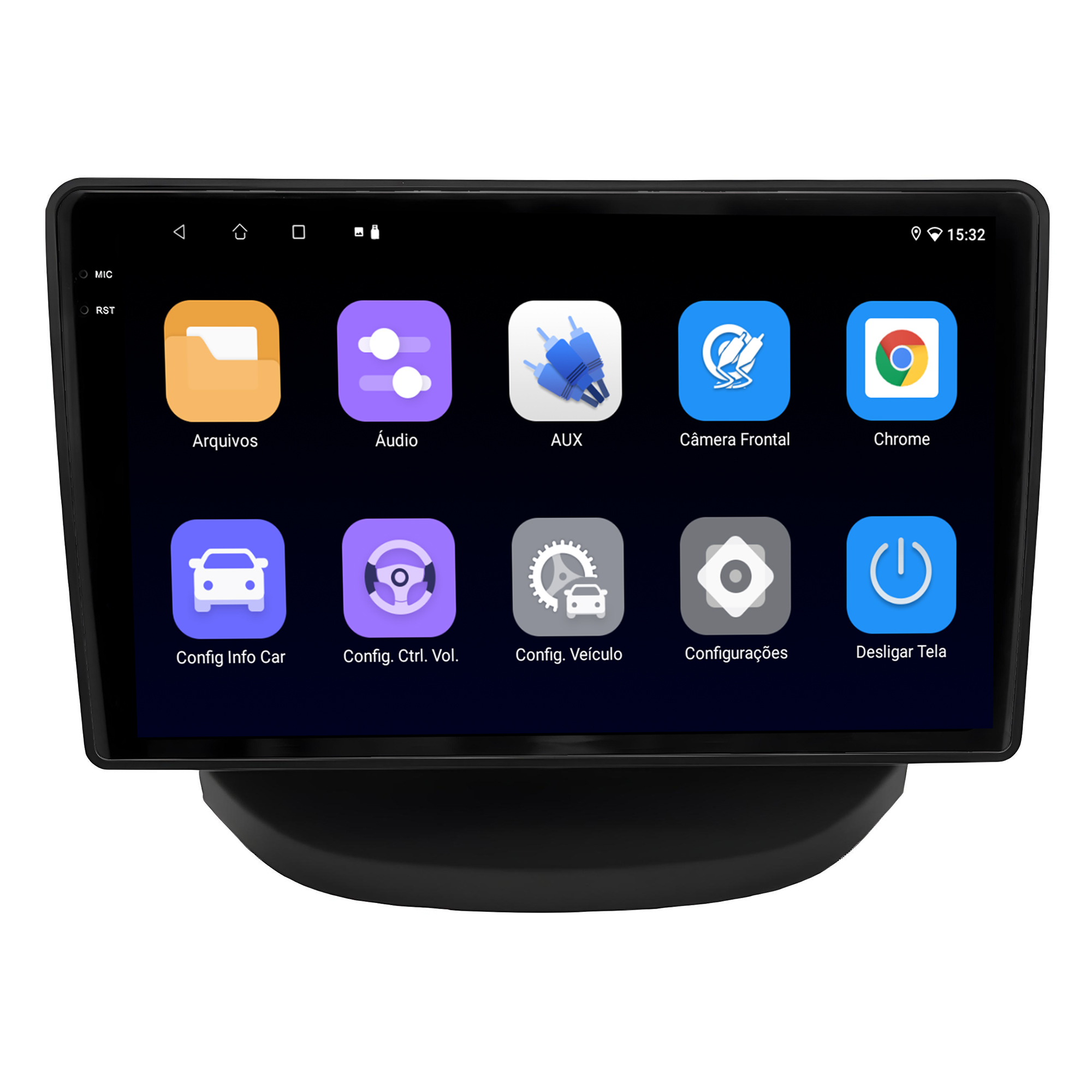 MULTIMÍDIA ADAK <BR> 2RAM 64GB QLED 9'' <BR> HB20 2012 A 2019 - Imagem 4