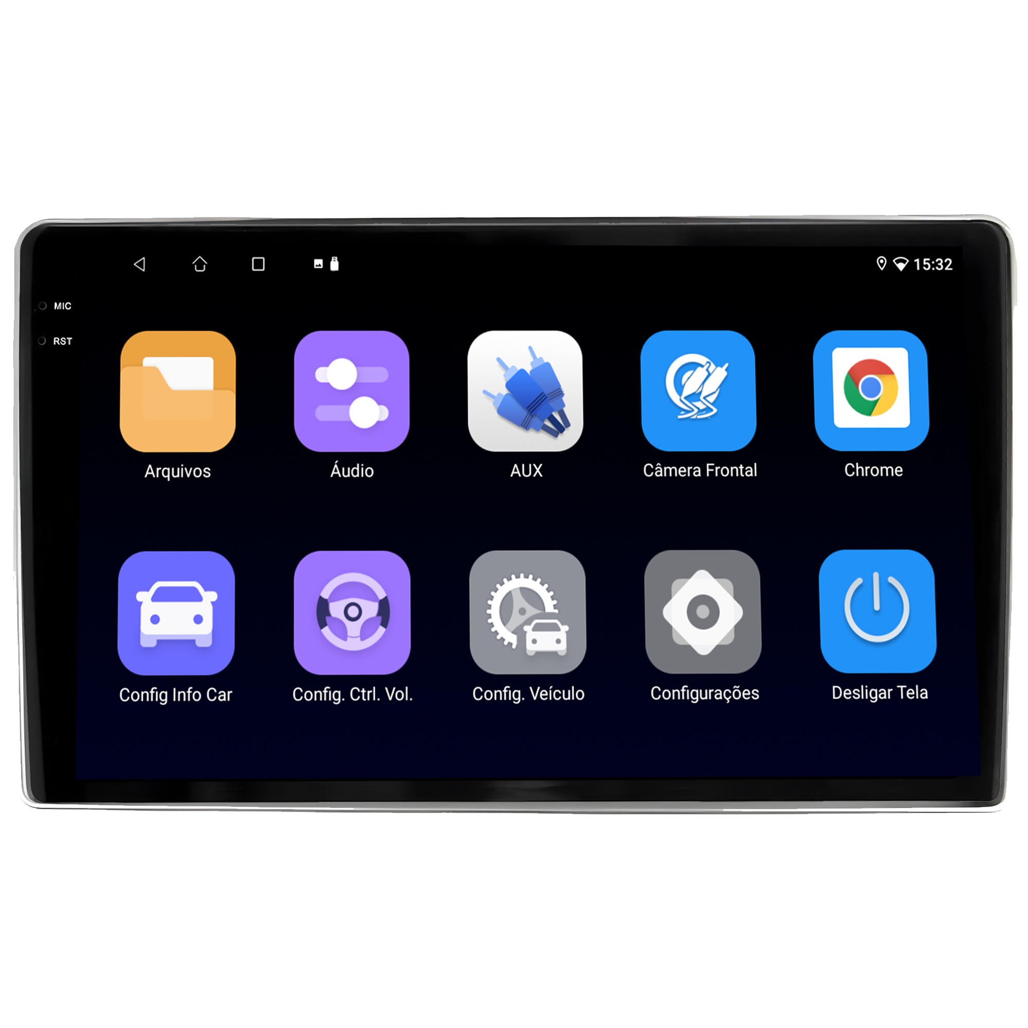 MULTIMÍDIA <BR> SOAUDIO S LINE <BR> 2RAM 64GB QLED 9'' <BR> SPIN 2012 A 2024 - Imagem 4