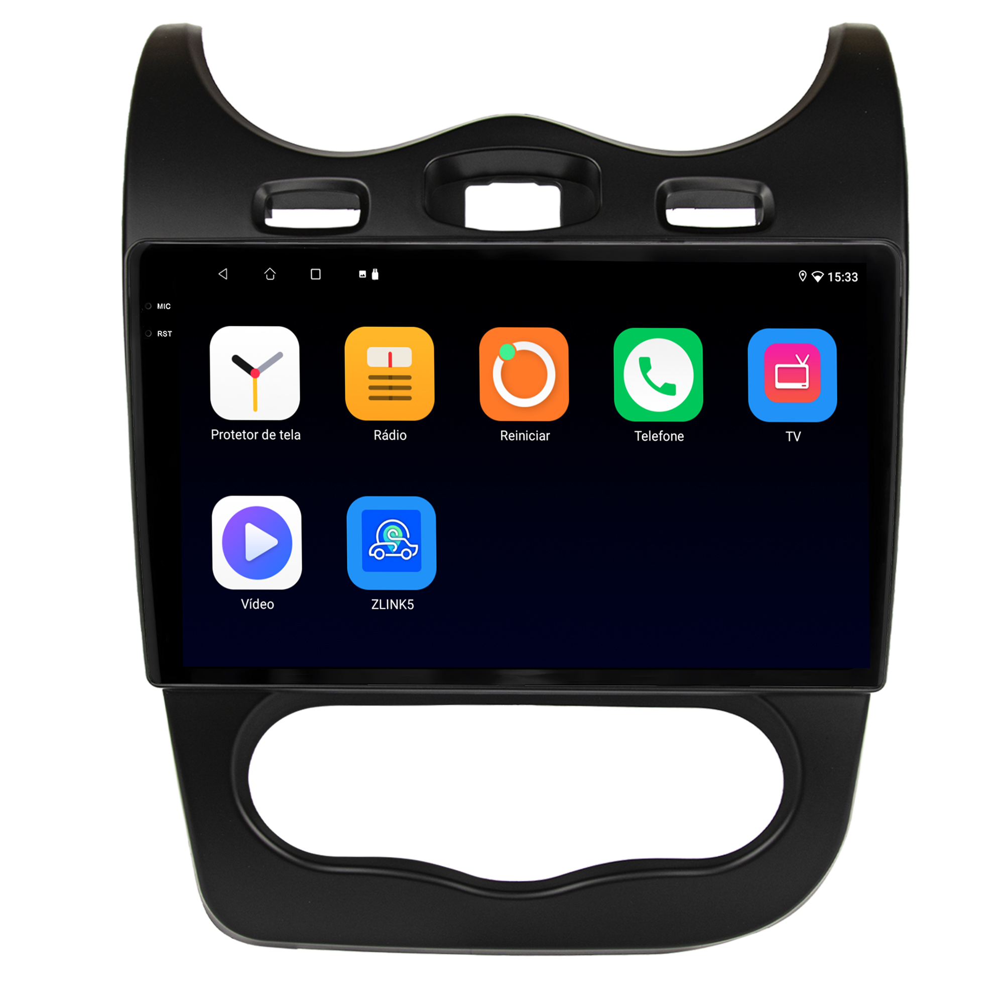 MULTIMÍDIA <BR> SOAUDIO S LINE <BR> 2RAM 64GB QLED 10" <BR> SANDERO <BR> LOGAN 2012 A 2014 - Imagem 6