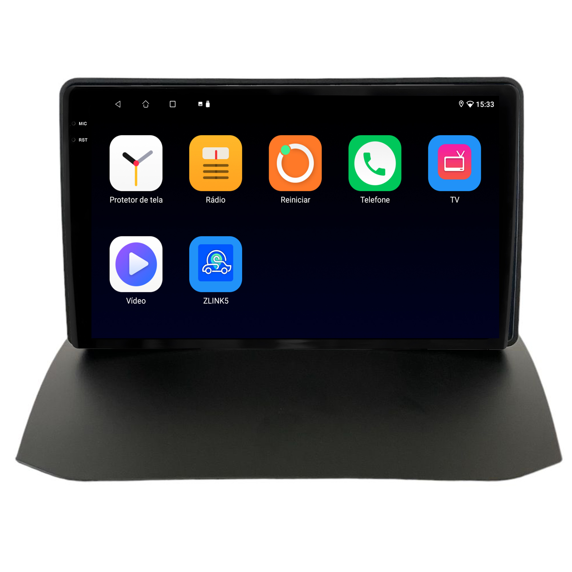 MULTIMÍDIA ADAK <BR> 2RAM 64GB QLED 9'' <BR> FIESTA NEW FIESTA <BR> ATÉ 2015 <BR> MODELO MEXICANO - Imagem 6