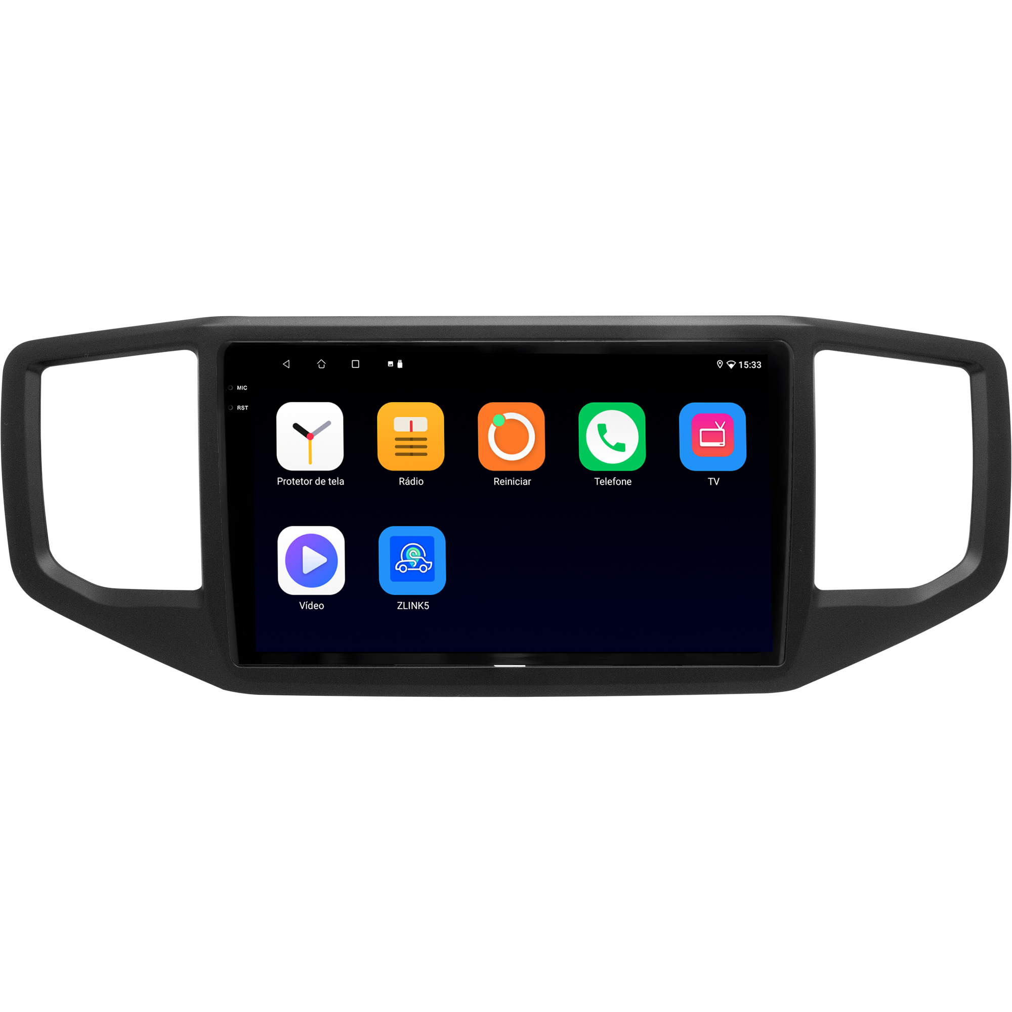 MULTIMÍDIA ADAK <BR> 2RAM 64GB QLED 9''<BR> AMAROK 2017 A 2024 - Imagem 6