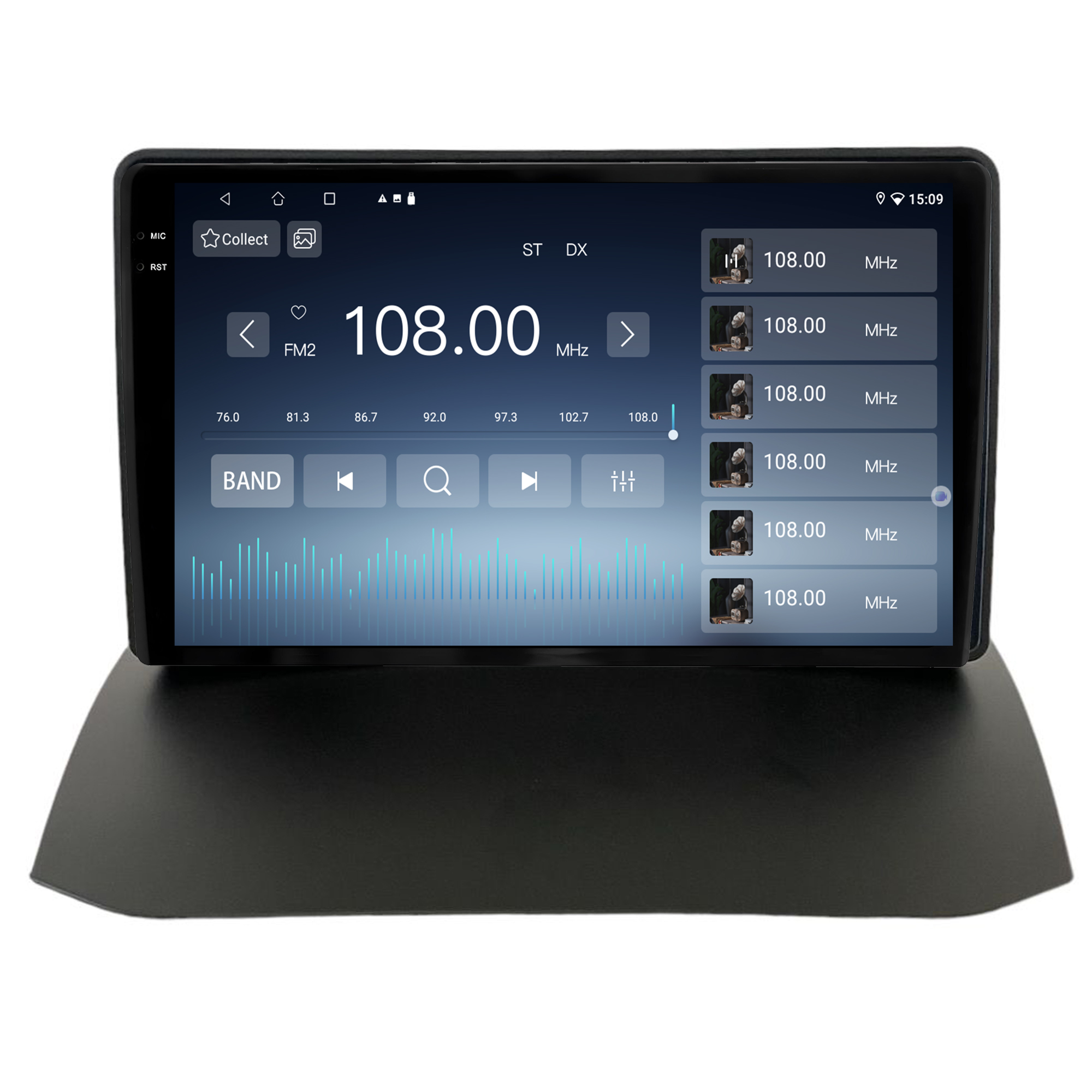 MULTIMÍDIA ADAK <BR> 2RAM 64GB QLED 9'' <BR> FIESTA NEW FIESTA <BR> ATÉ 2015 <BR> MODELO MEXICANO - Imagem 8