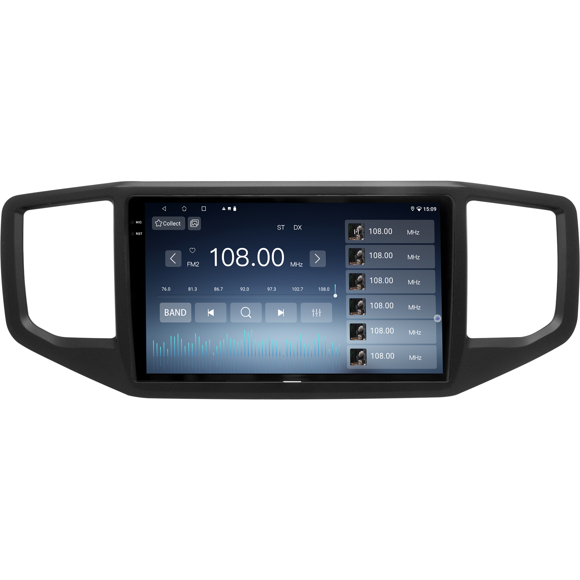 MULTIMÍDIA ADAK <BR> 2RAM 64GB QLED 9''<BR> AMAROK 2017 A 2024 - Imagem 8