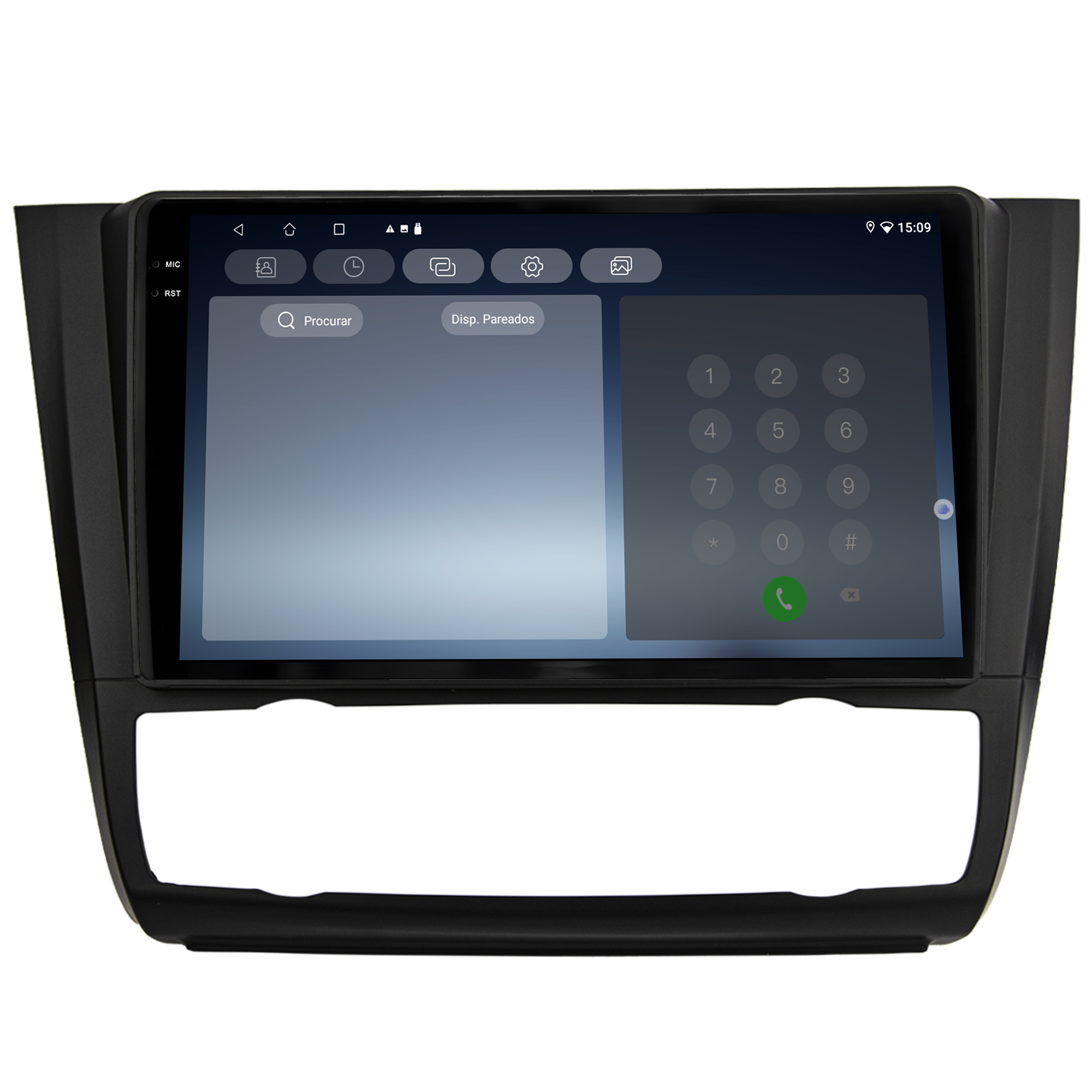 MULTIMÍDIA <BR> SOAUDIO S LINE <BR> 2RAM 64GB QLED 9'' <BR> SÉRIE 1 118i 120i 130i 135i <BR> 2006 A 2012 <BR> AR DIGITAL - Imagem 9