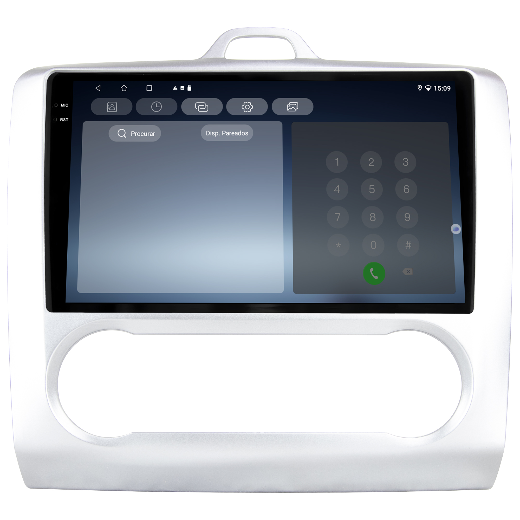 MULTIMÍDIA <BR> SOAUDIO S LINE <BR> 2RAM 64GB QLED 9'' <BR> FORD FOCUS <BR> AR DIGITAL <BR> 2009 A 2013 - Imagem 9