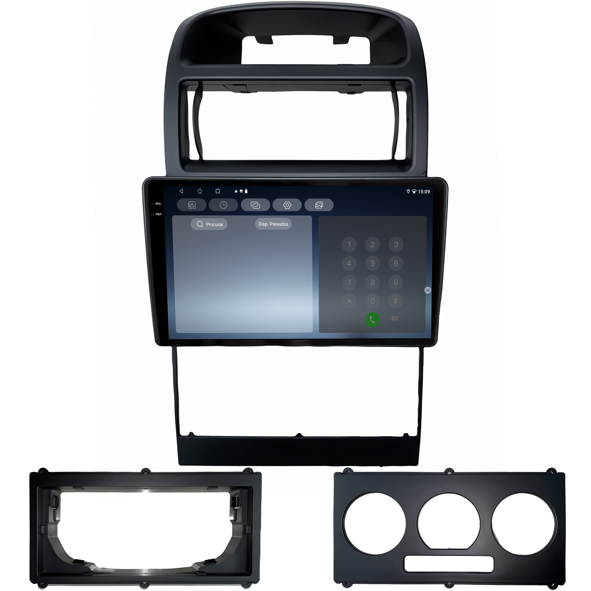 MULTIMÍDIA <BR> SOAUDIO S LINE <BR> 2RAM 64GB QLED 9" <BR> ASTRA 1999 A 2011 - Imagem 9