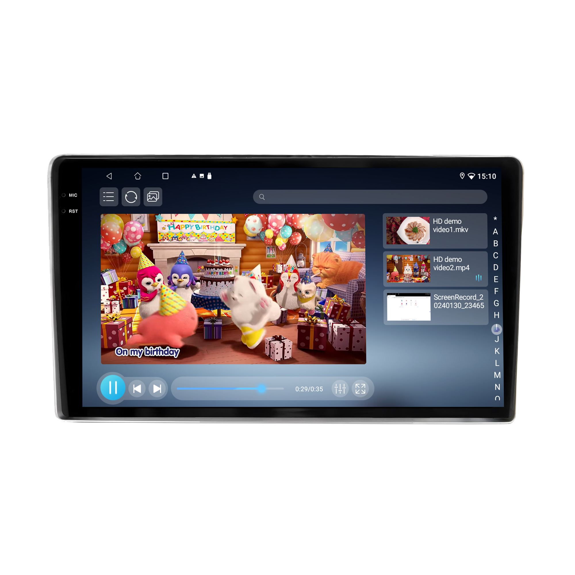 MULTIMÍDIA ADAK <BR> 2RAM 64GB QLED 9''<BR> GOLF 1999 A 2012 <BR> POLO 1993 A 2014 - Imagem 11