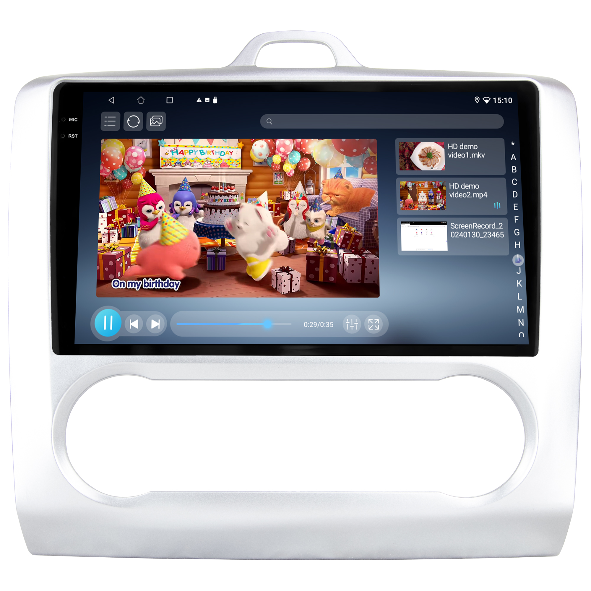 MULTIMÍDIA <BR> SOAUDIO S LINE <BR> 2RAM 64GB QLED 9'' <BR> FORD FOCUS <BR> AR DIGITAL <BR> 2009 A 2013 - Imagem 11