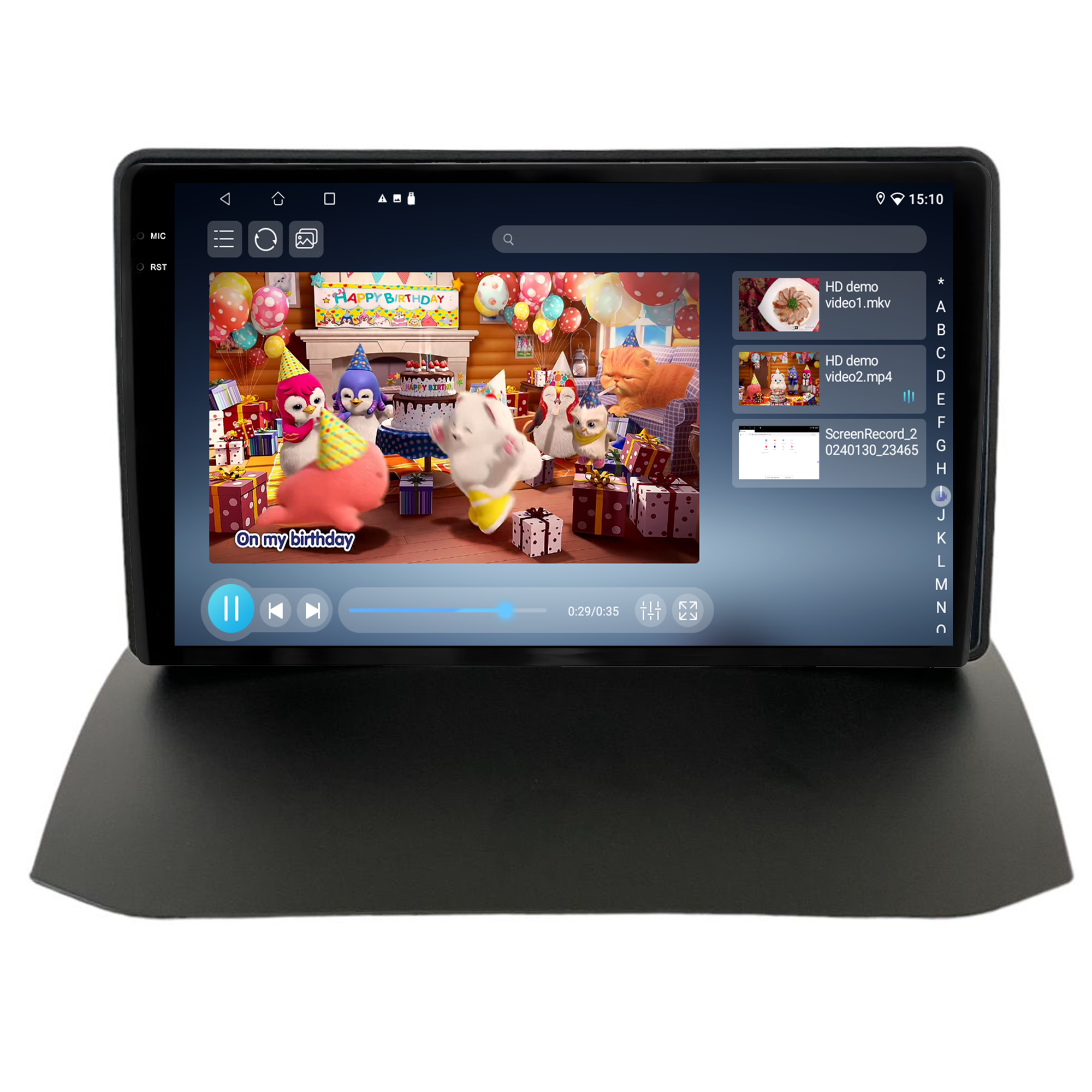 MULTIMÍDIA ADAK <BR> 2RAM 64GB QLED 9'' <BR> FIESTA NEW FIESTA <BR> ATÉ 2015 <BR> MODELO MEXICANO - Imagem 11