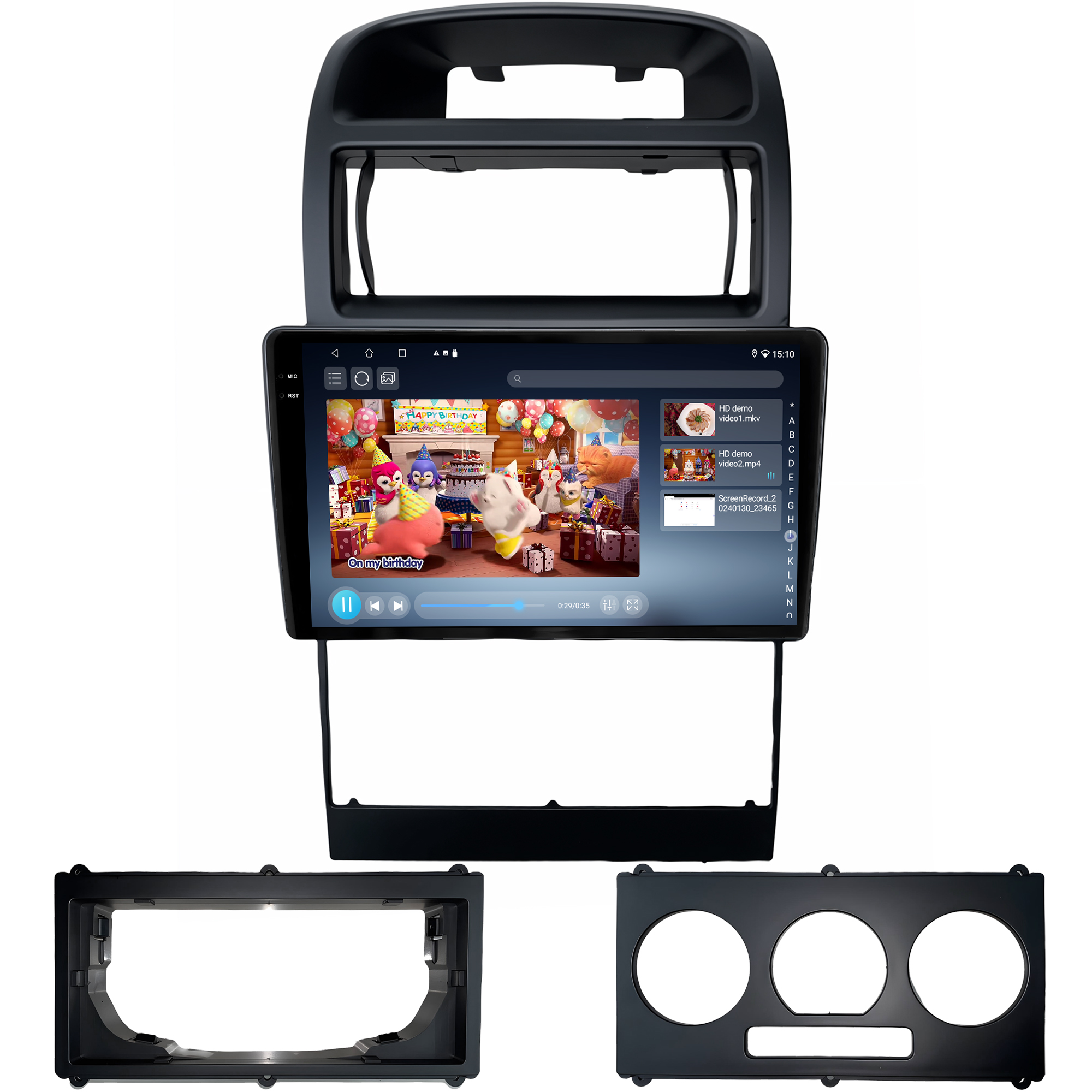 MULTIMÍDIA <BR> SOAUDIO S LINE <BR> 2RAM 64GB QLED 9" <BR> ASTRA 1999 A 2011 - Imagem 11